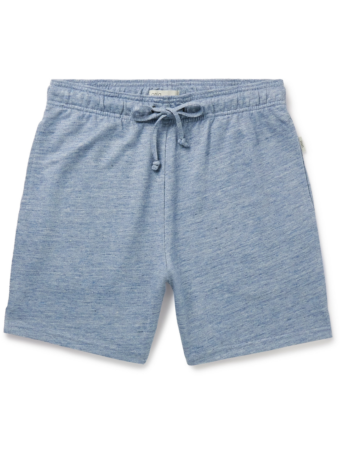 Slim-Fit Straight-Leg Linen and TENCEL™ Lyocell-Blend Drawstring Shorts