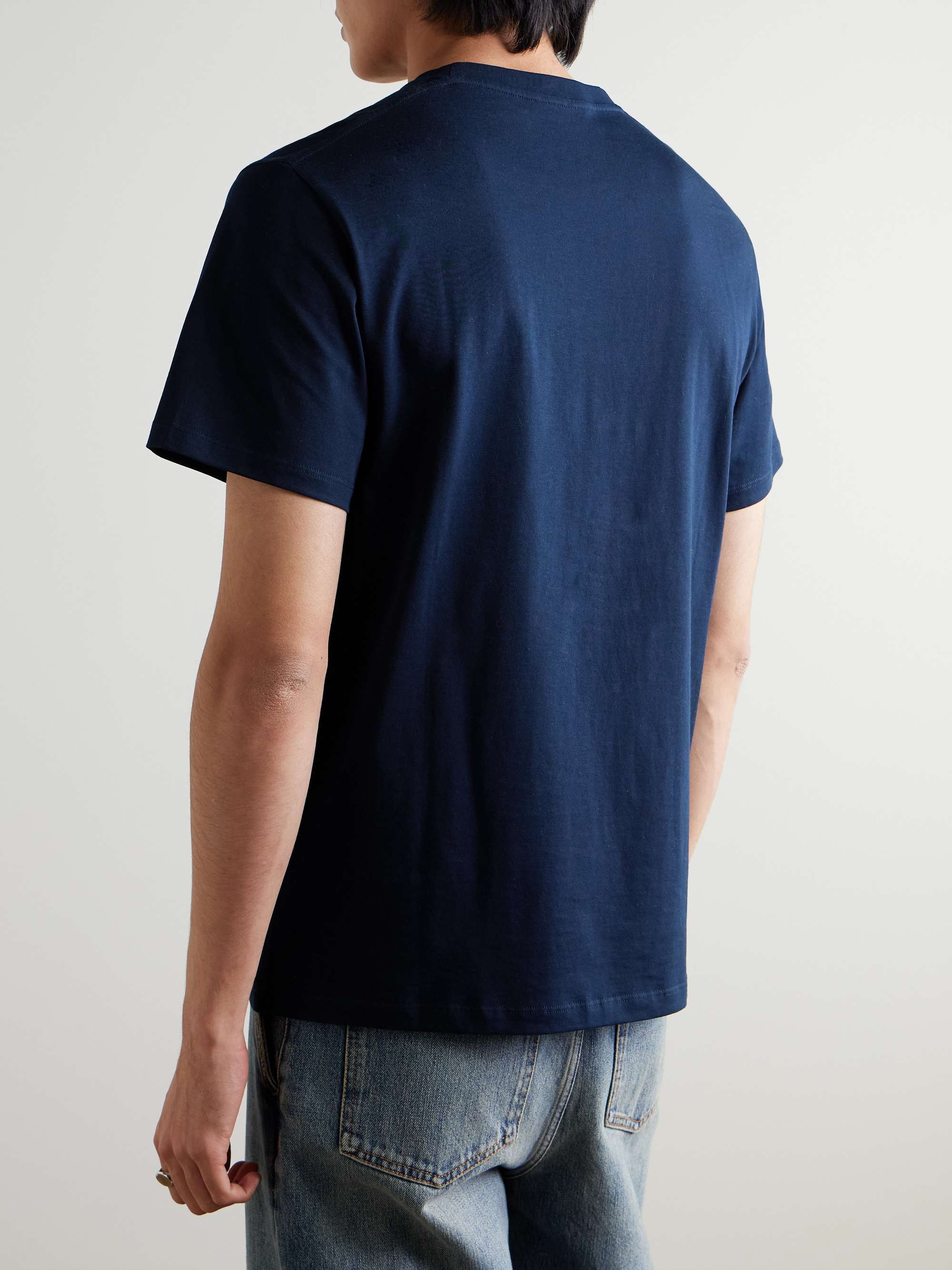 LOEWE Logo-Embroidered Cotton-Jersey T-Shirt