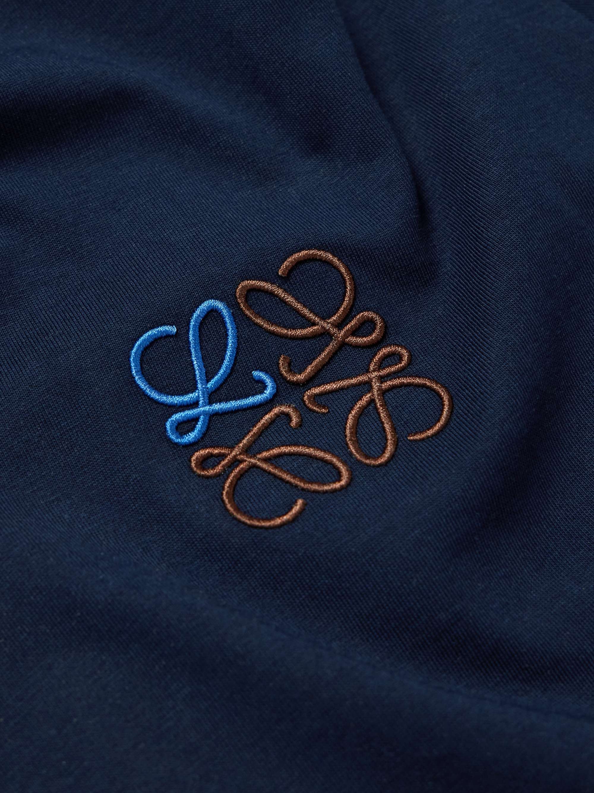 LOEWE Logo-Embroidered Cotton-Jersey T-Shirt