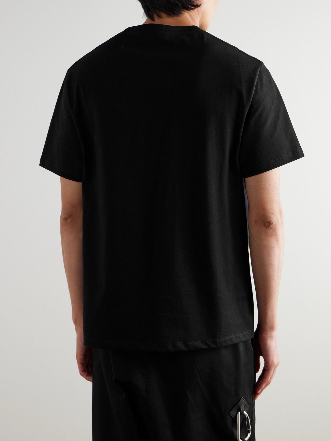 LOEWE SUNA FUJITA LOGO-EMBROIDERED COTTON-JERSEY T-SHIRT