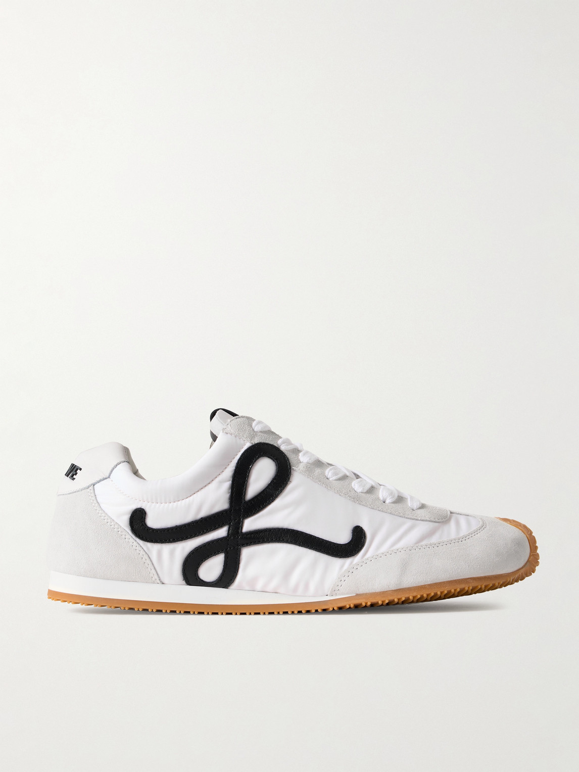Loewe Ballet Runner 2.0 Nylon And Calfskin Low-top Sneakers In White