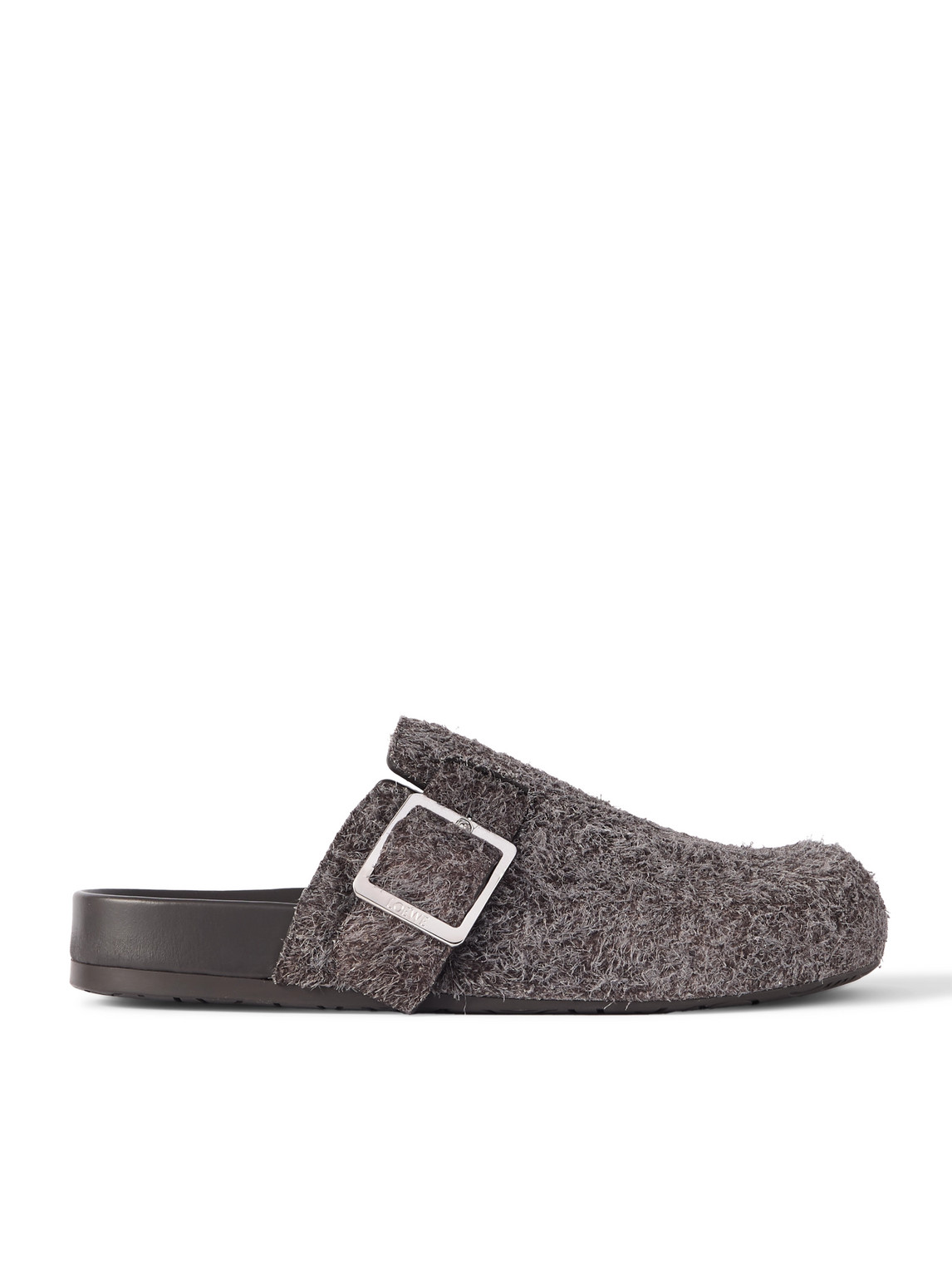 Brushed-Suede Clogs