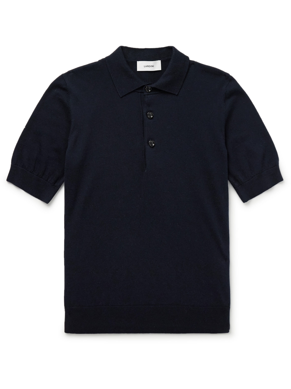 Lardini Cotton Polo In Blue