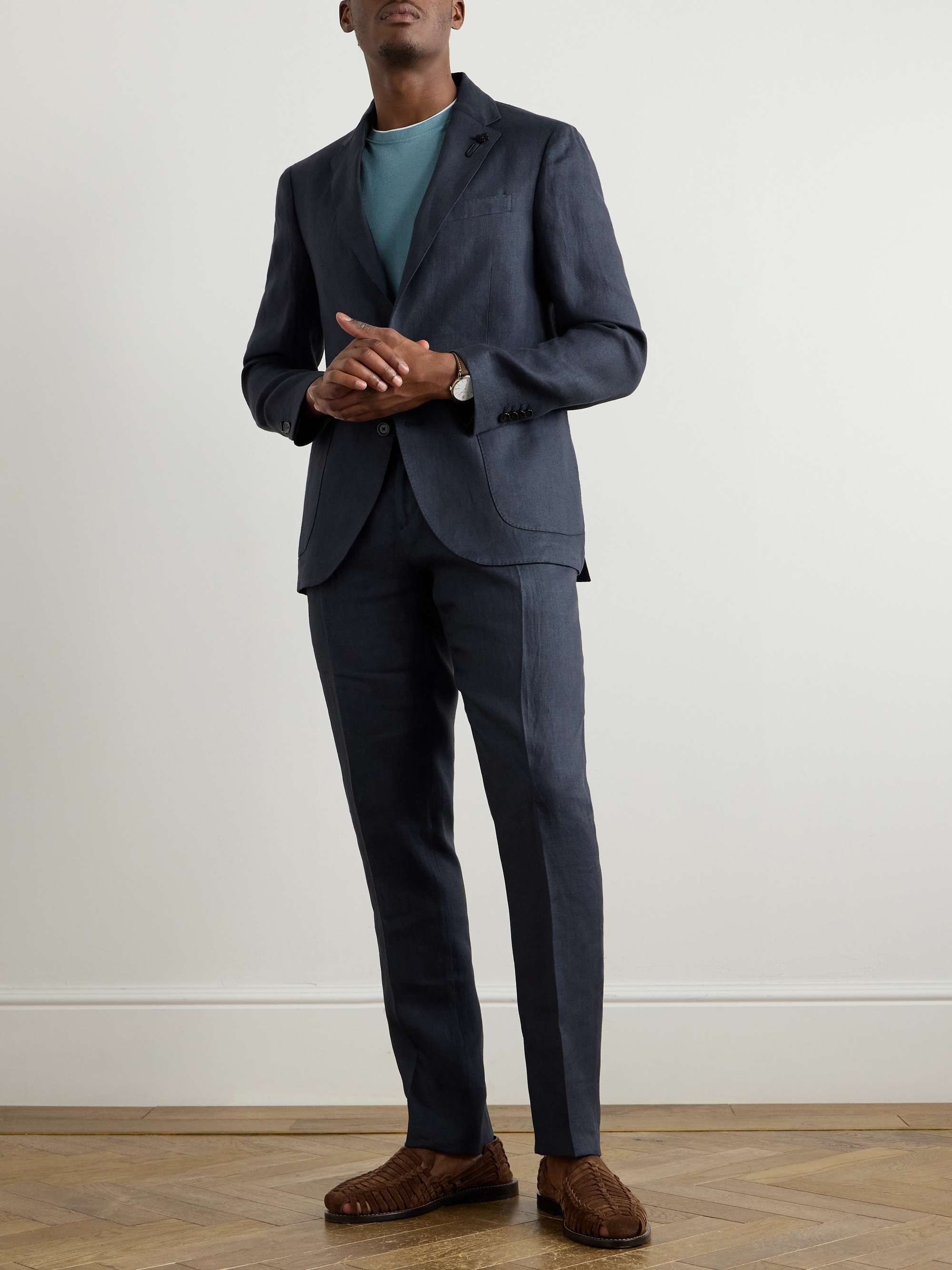 Linen-Twill Suit Jacket LARDINI da uomo | MR PORTER Linen-Twill Suit Jacket LARDINI da uomo | MR PORTER