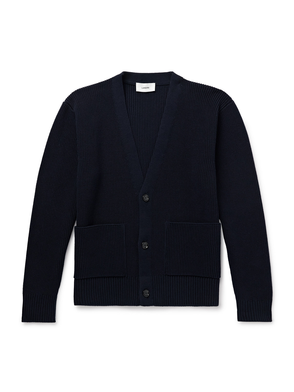 Ribbed Cotton Cardigan