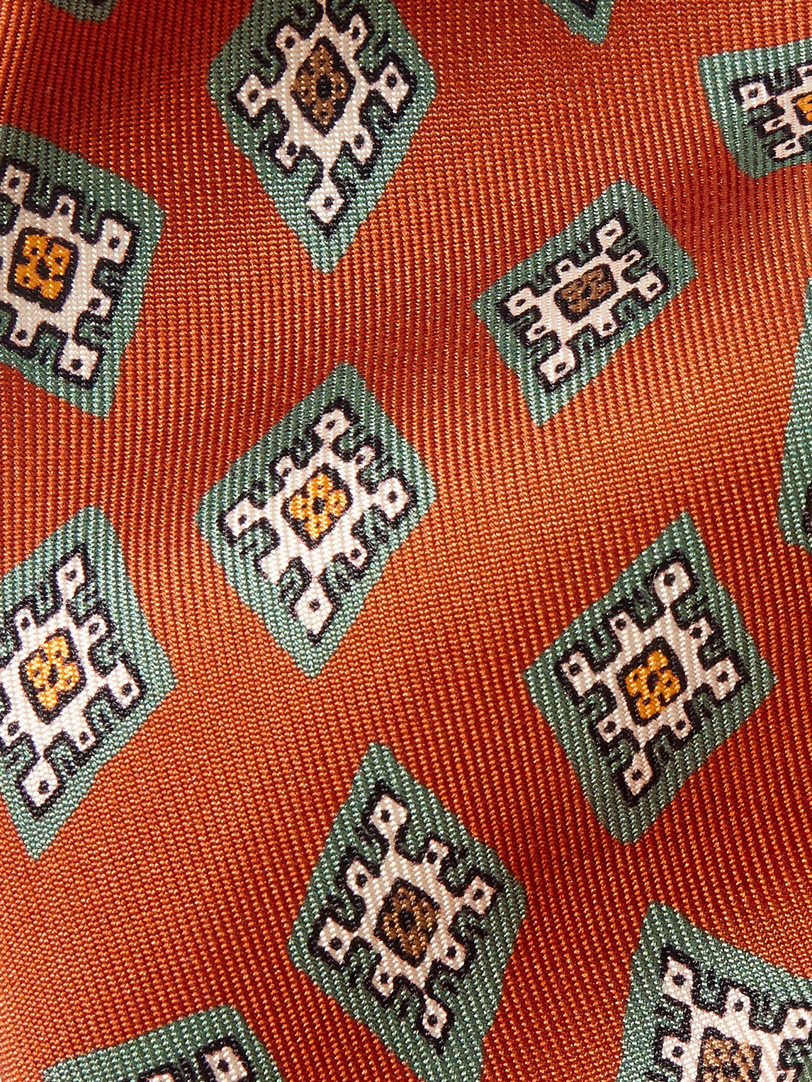 8cm Printed Silk-Twill Tie