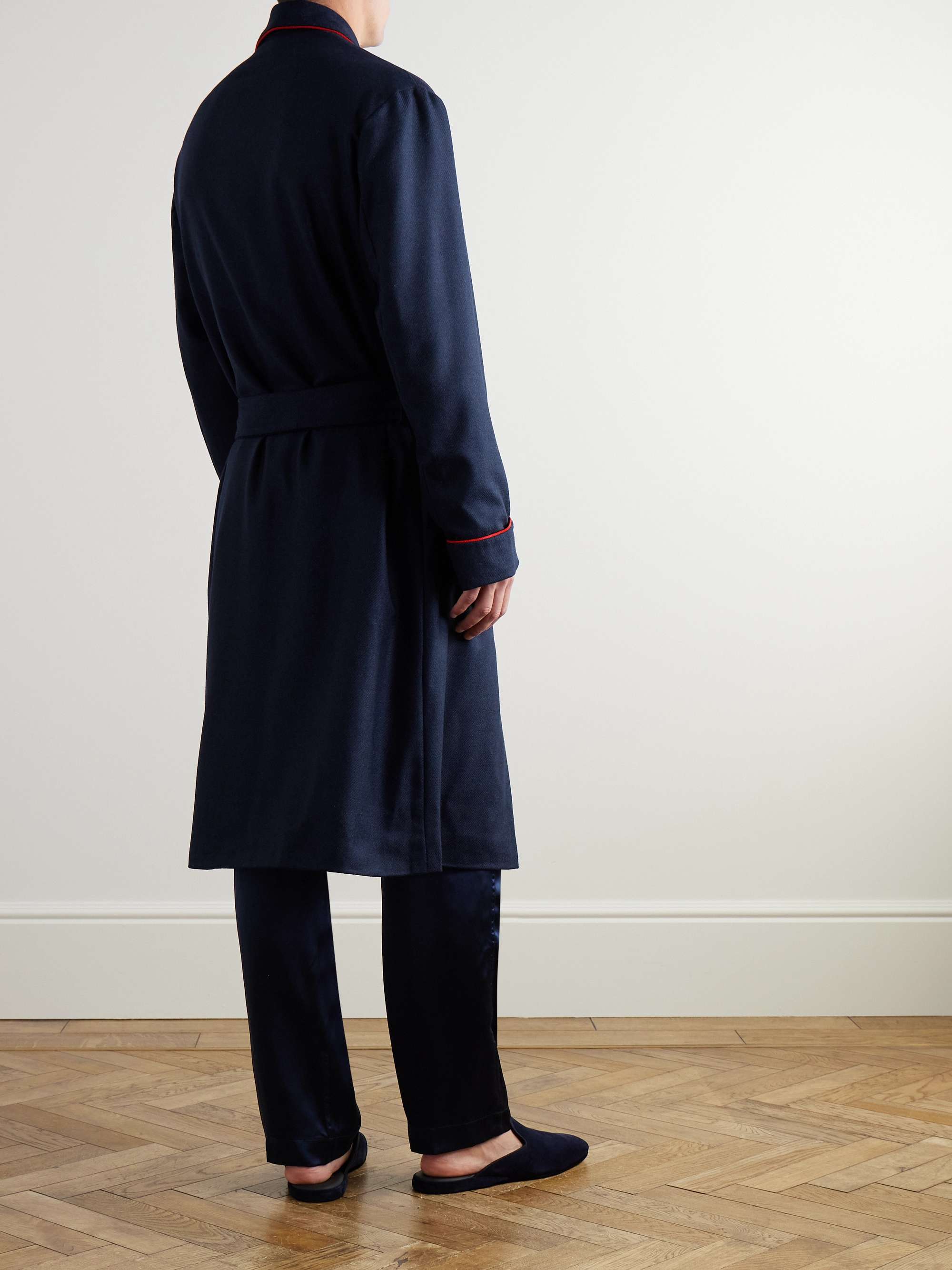 RUBINACCI Wool and Cashmere-Blend Robe