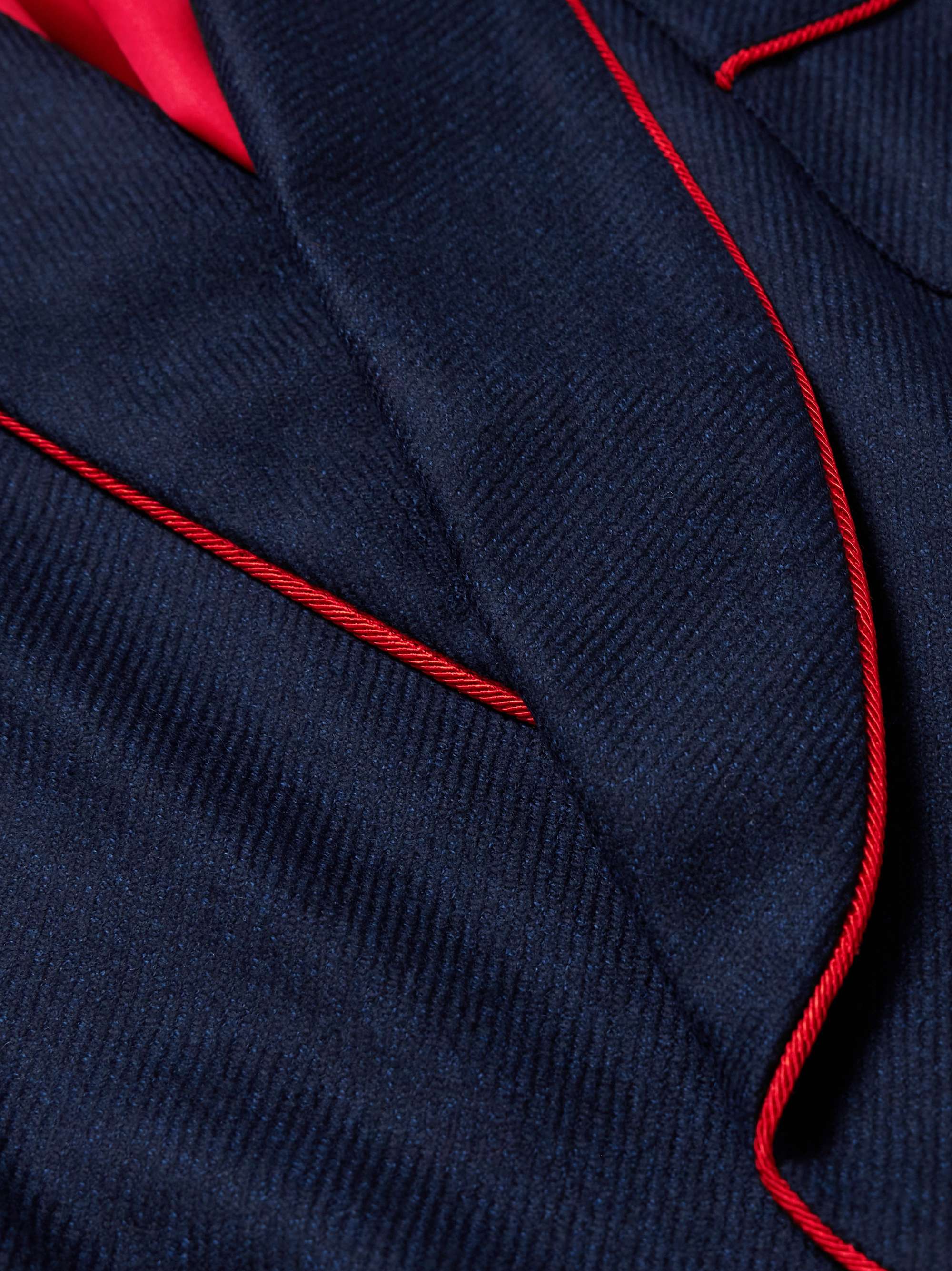RUBINACCI Wool and Cashmere-Blend Robe