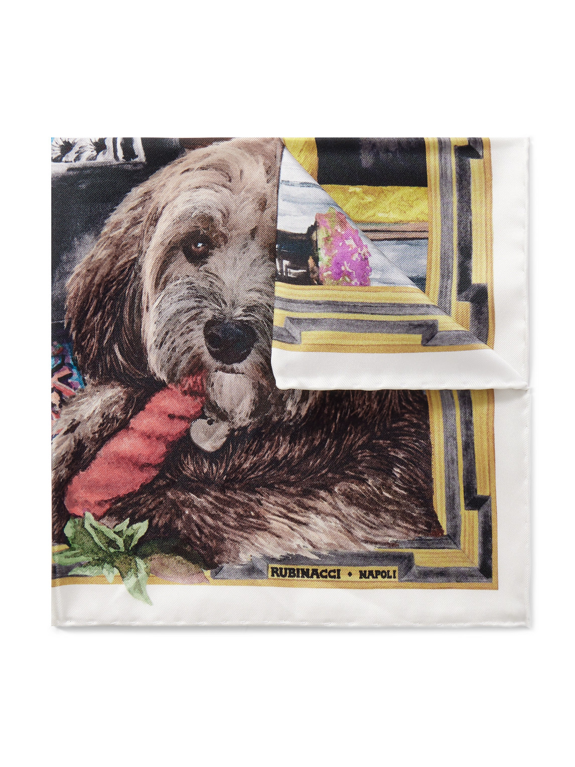 Bella Printed Silk-Twill Pocket Square
