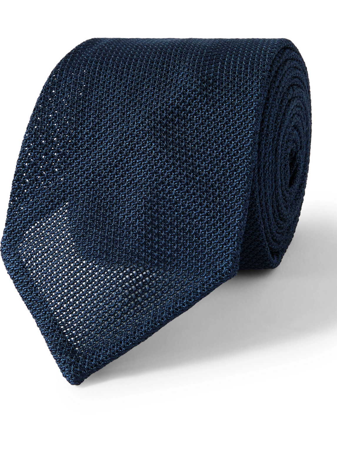 Rubinacci 8cm Silk Tie In Blue