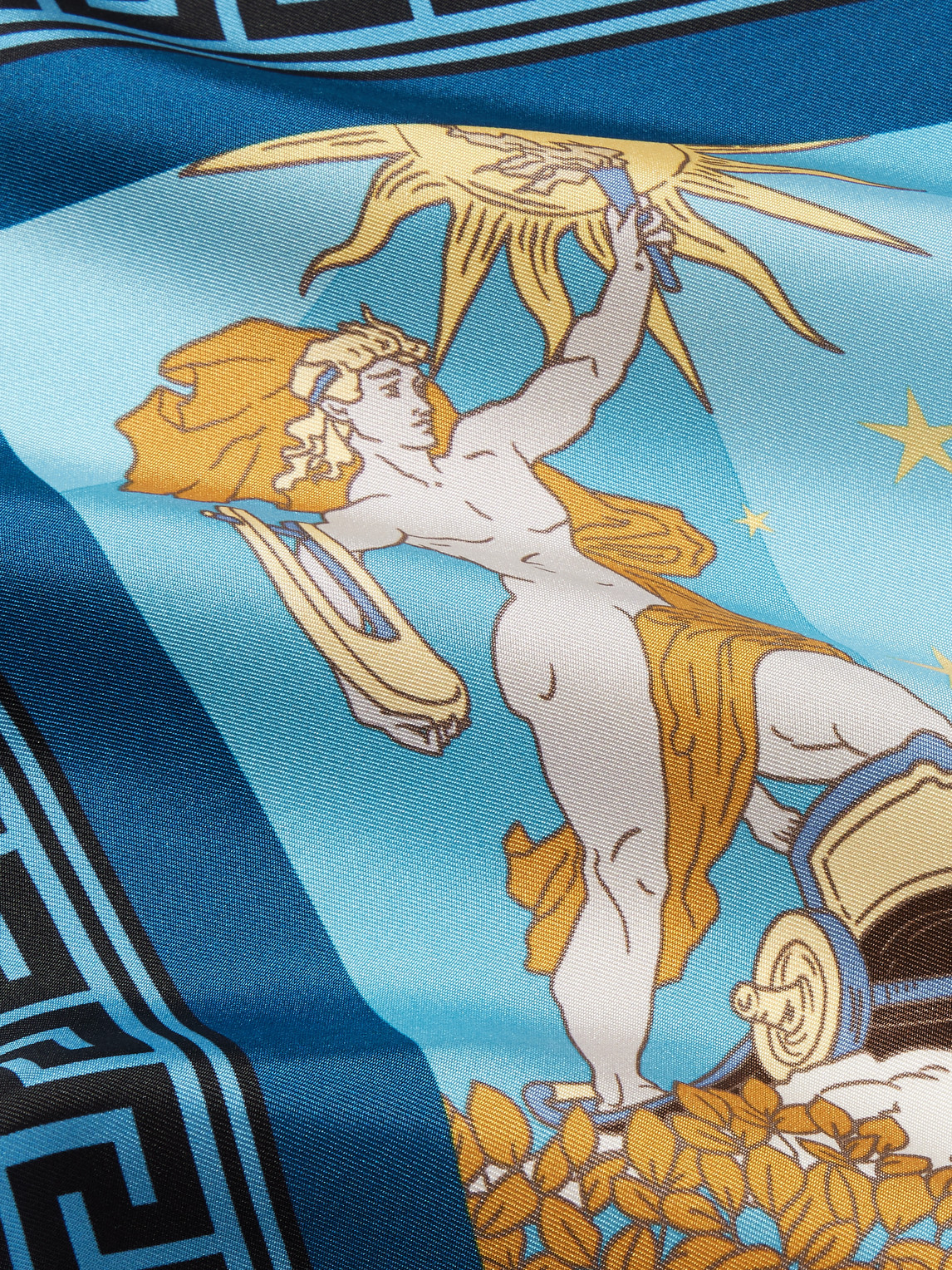RUBINACCI ARTEMIS AND APOLLO SILK-TWILL POCKET SQUARE