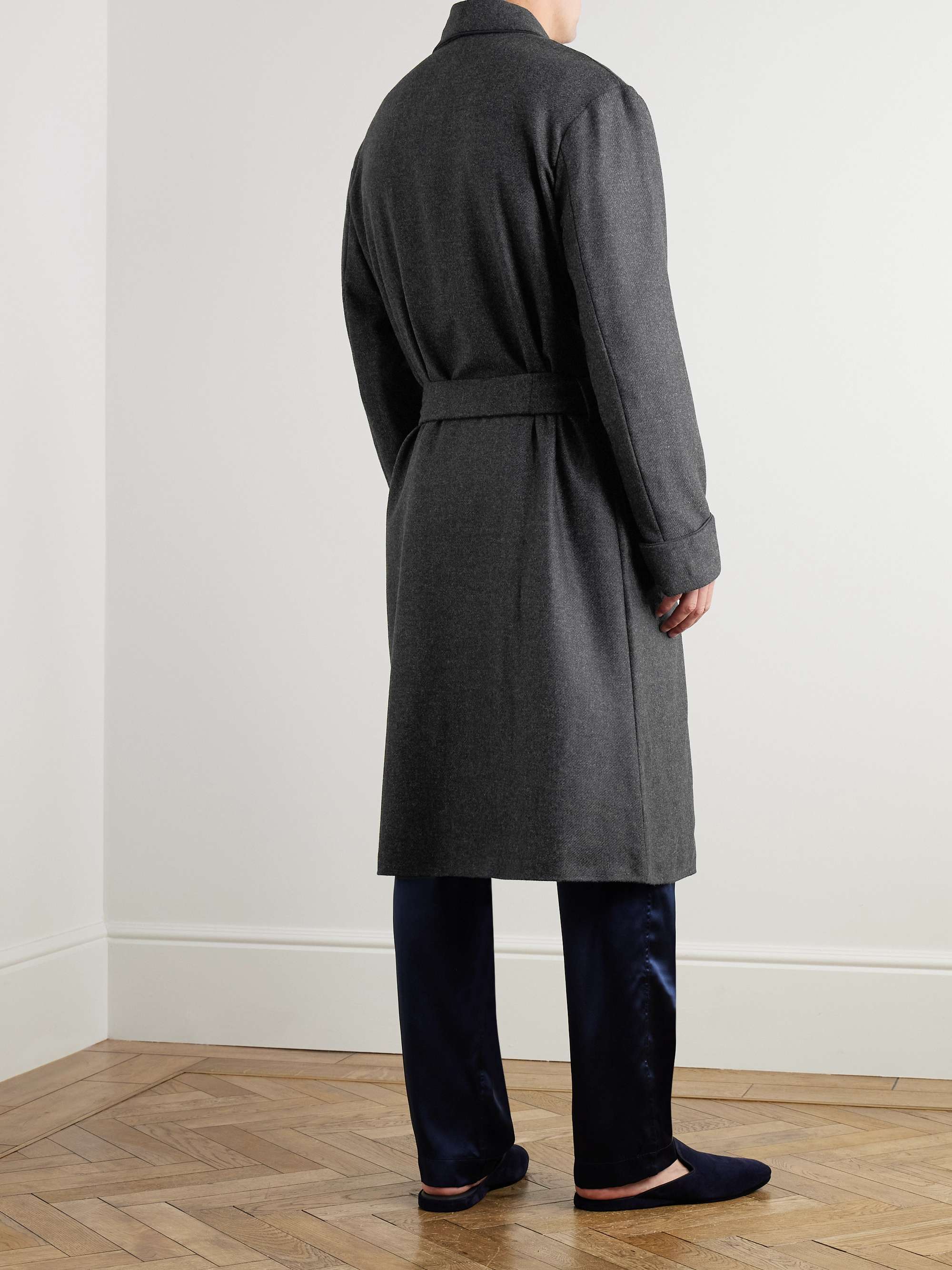 RUBINACCI Wool and Cashmere-Blend Robe