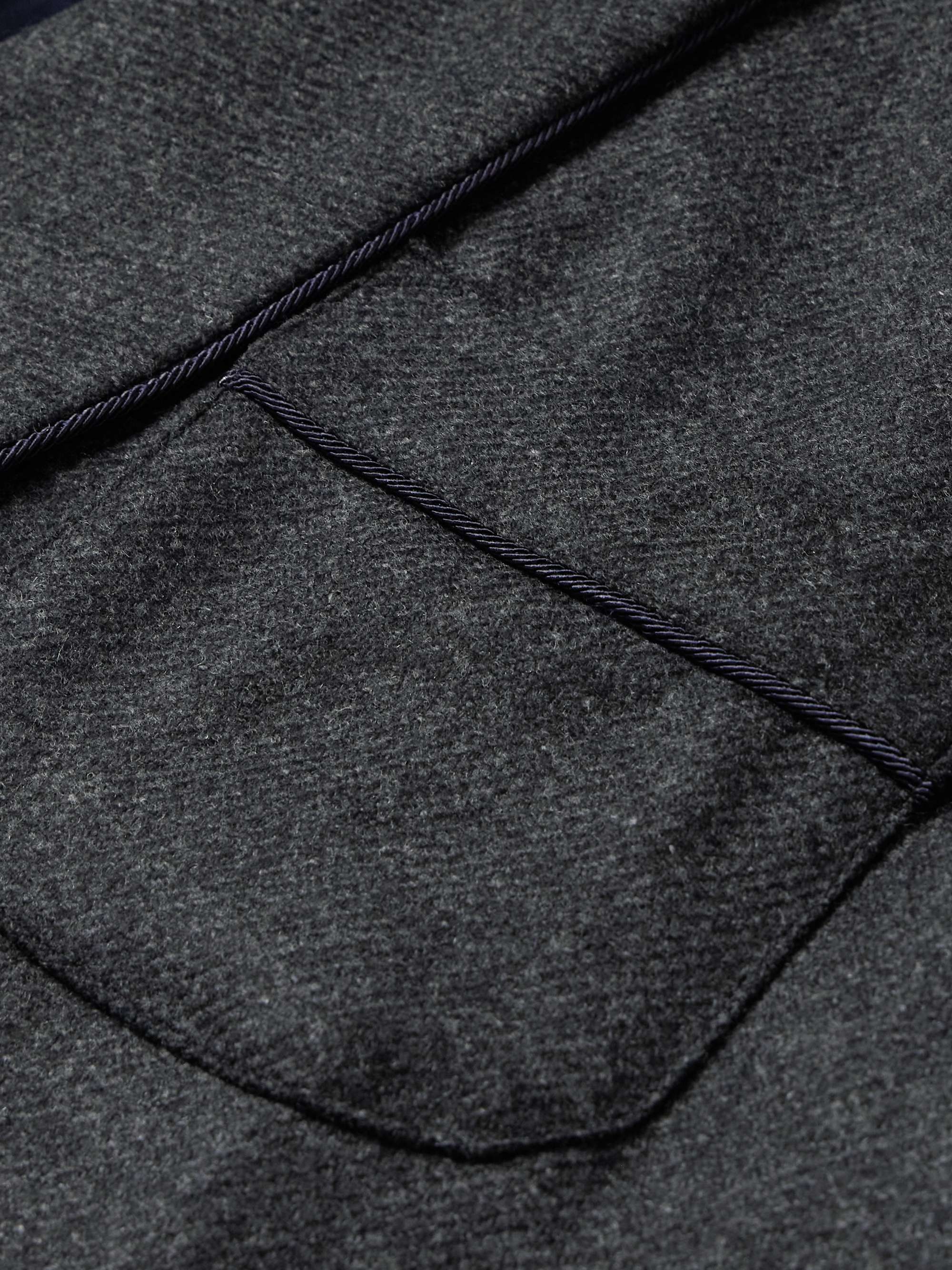 RUBINACCI Wool and Cashmere-Blend Robe
