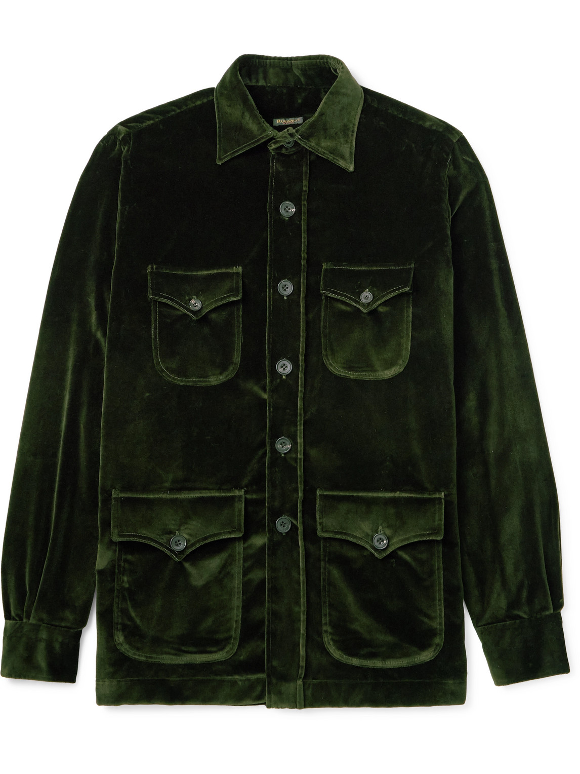 Sahariana Cotton-Velvet Jacket