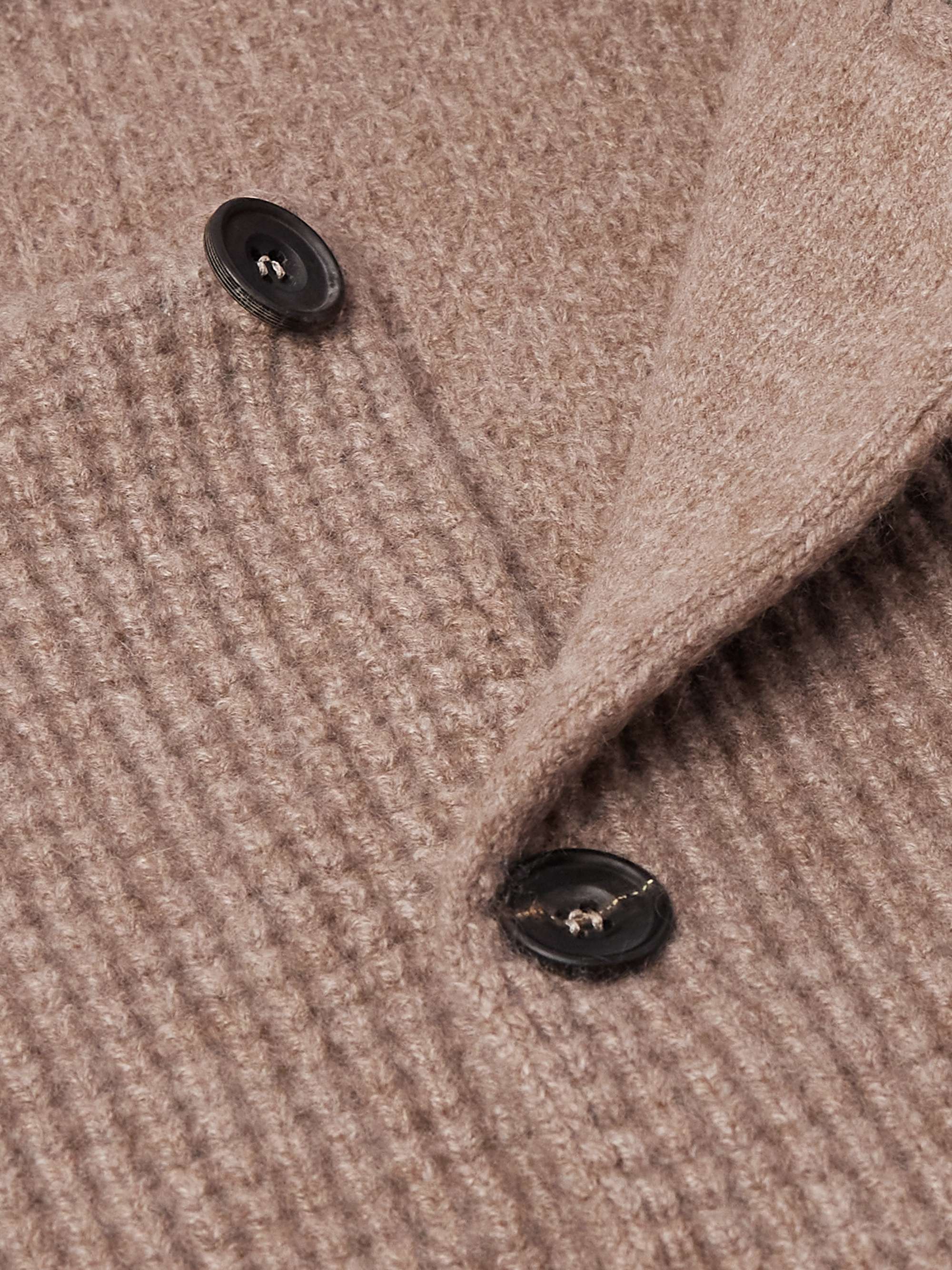 RUBINACCI Cardigan aus Kaschmir in Waffelstrick