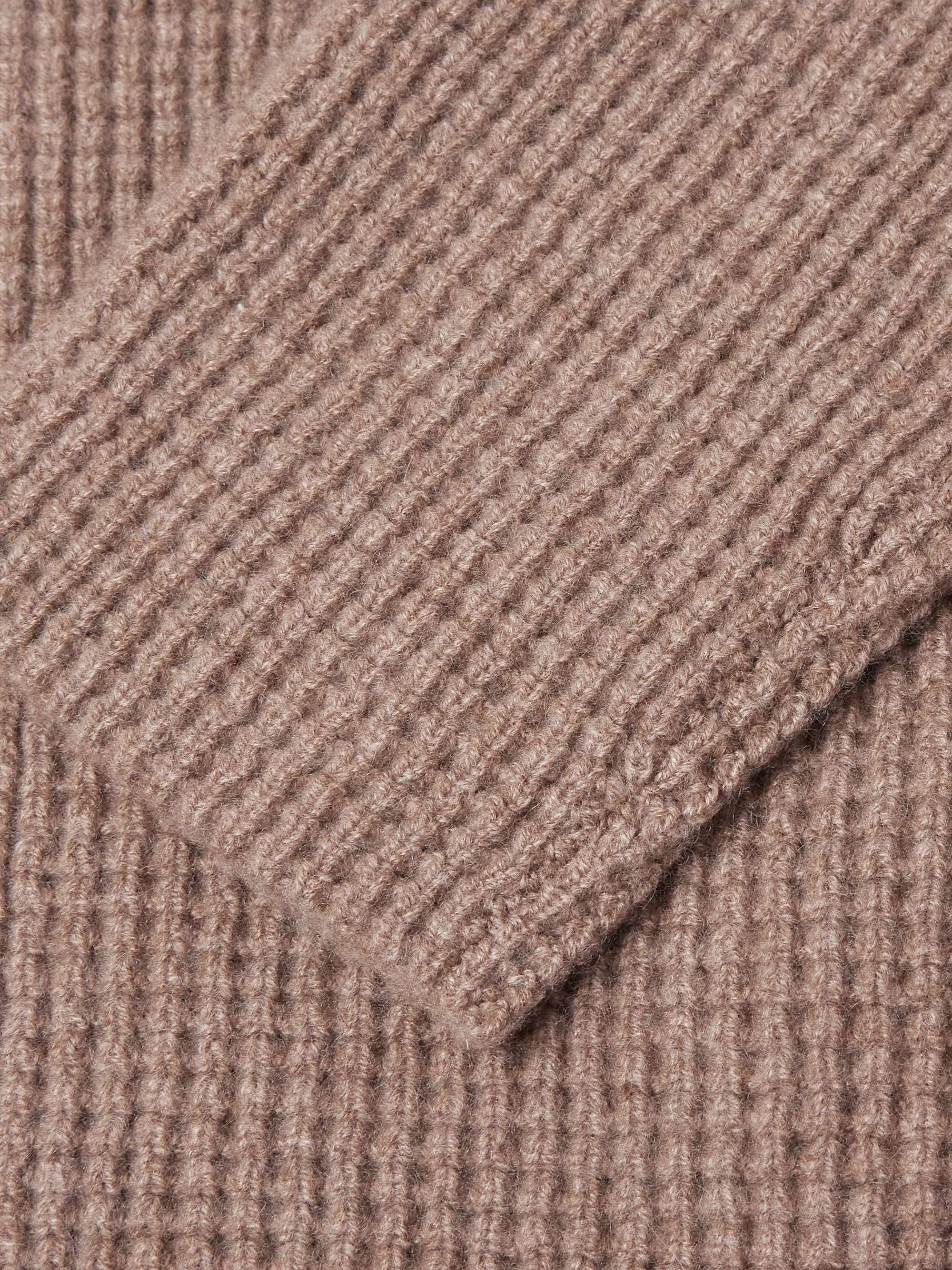 RUBINACCI Cardigan aus Kaschmir in Waffelstrick