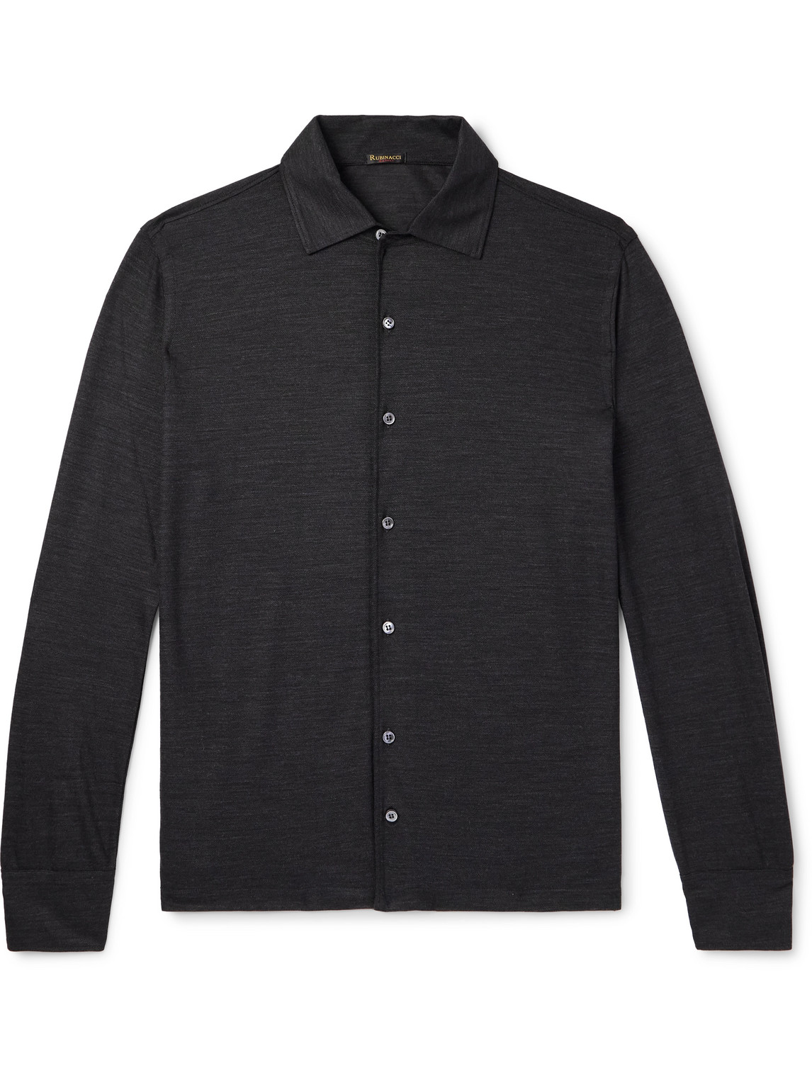 Slim-Fit Wool Shirt