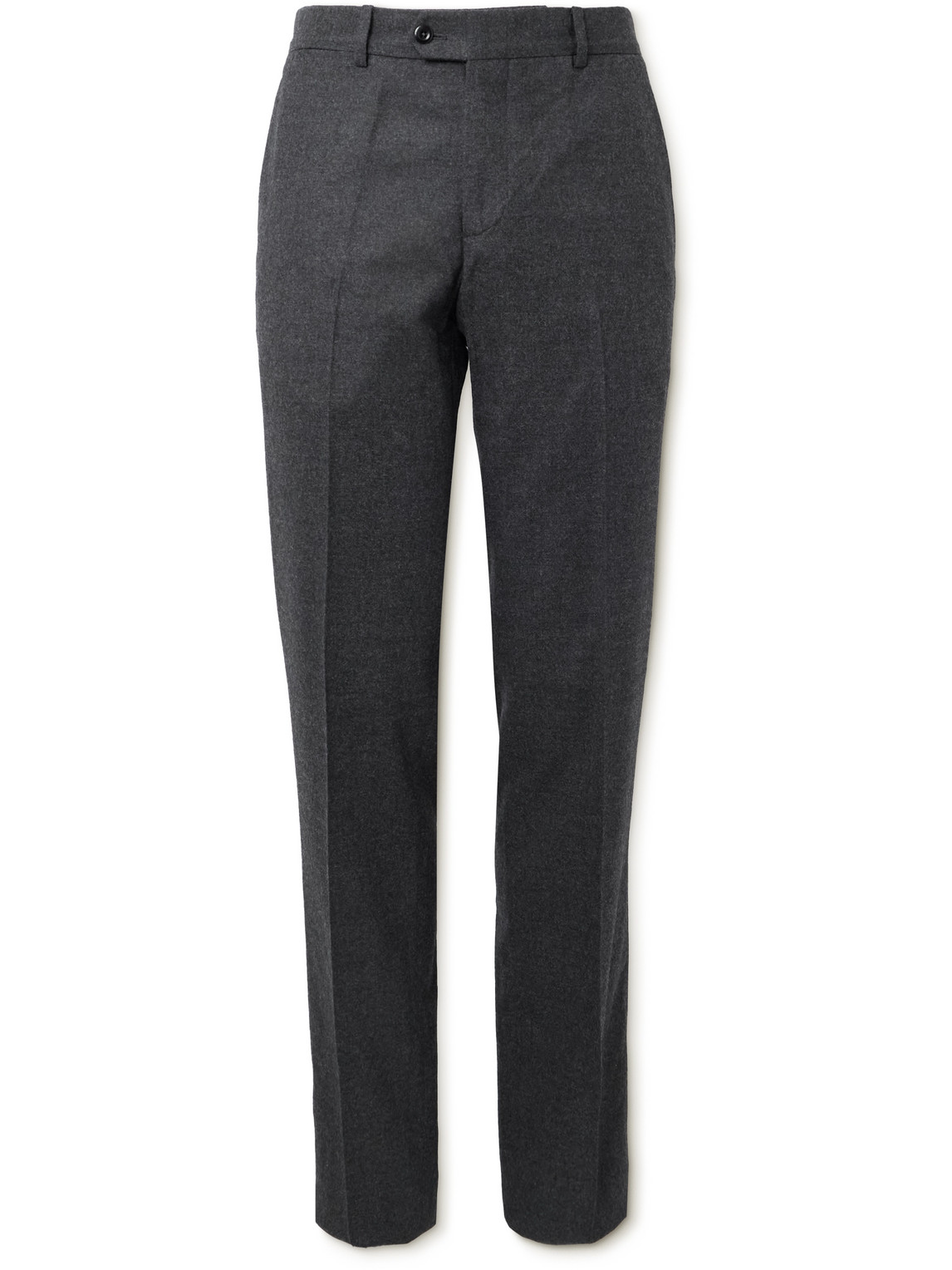 Luca Slim-Fit Tapered Wool-Flannel Trousers