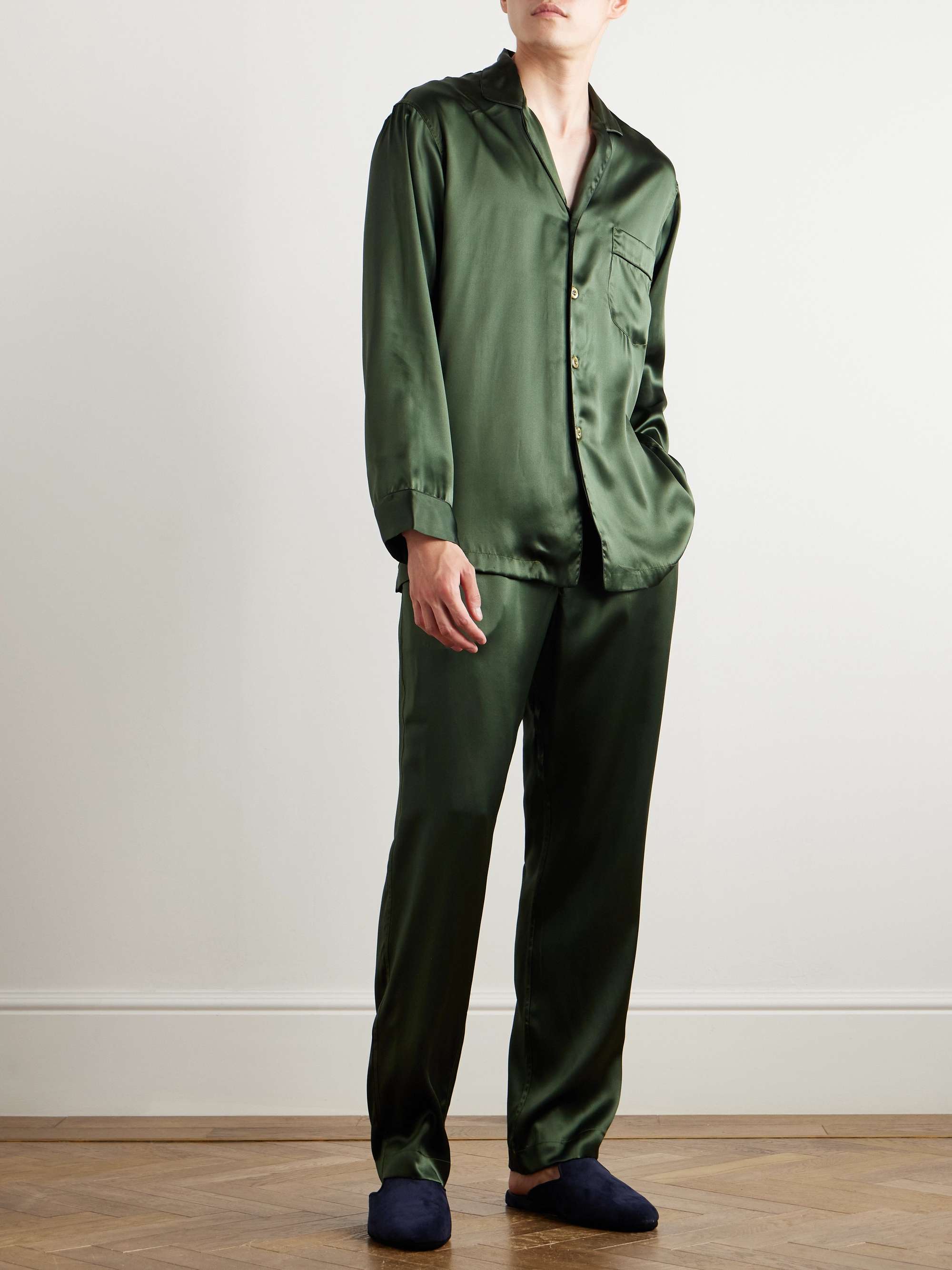 RUBINACCI Silk-Satin Pyjama Set