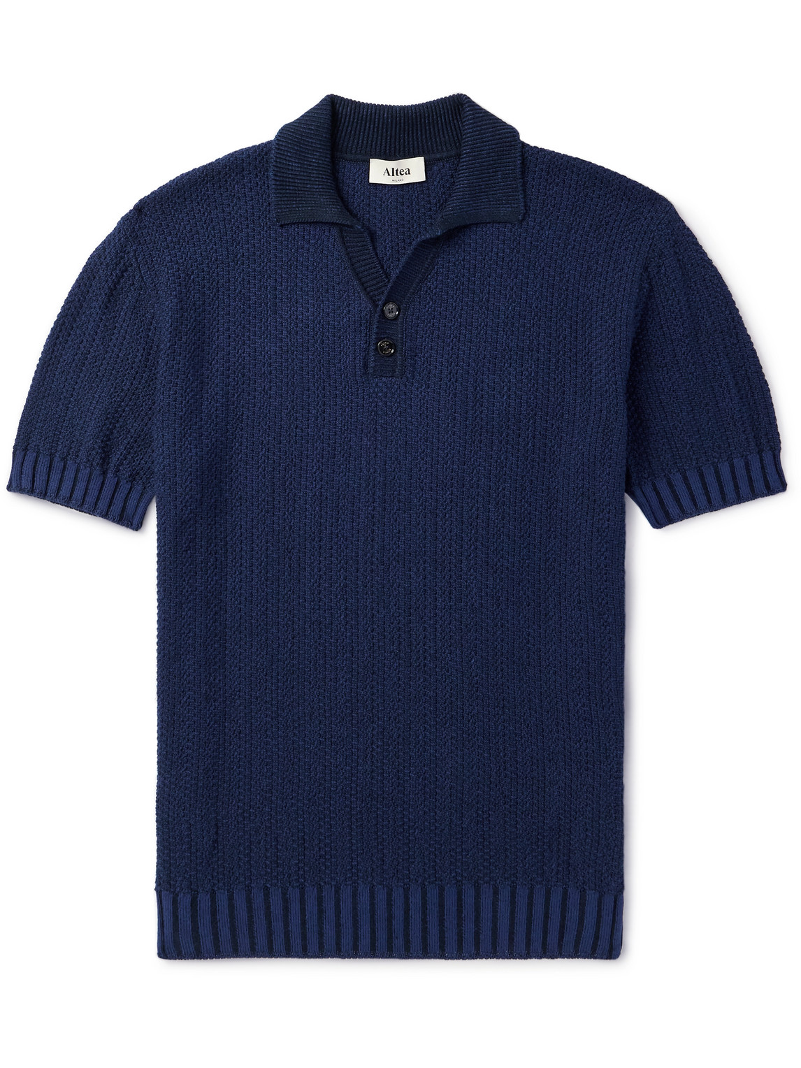 Vanise Mélange Cotton Polo Shirt