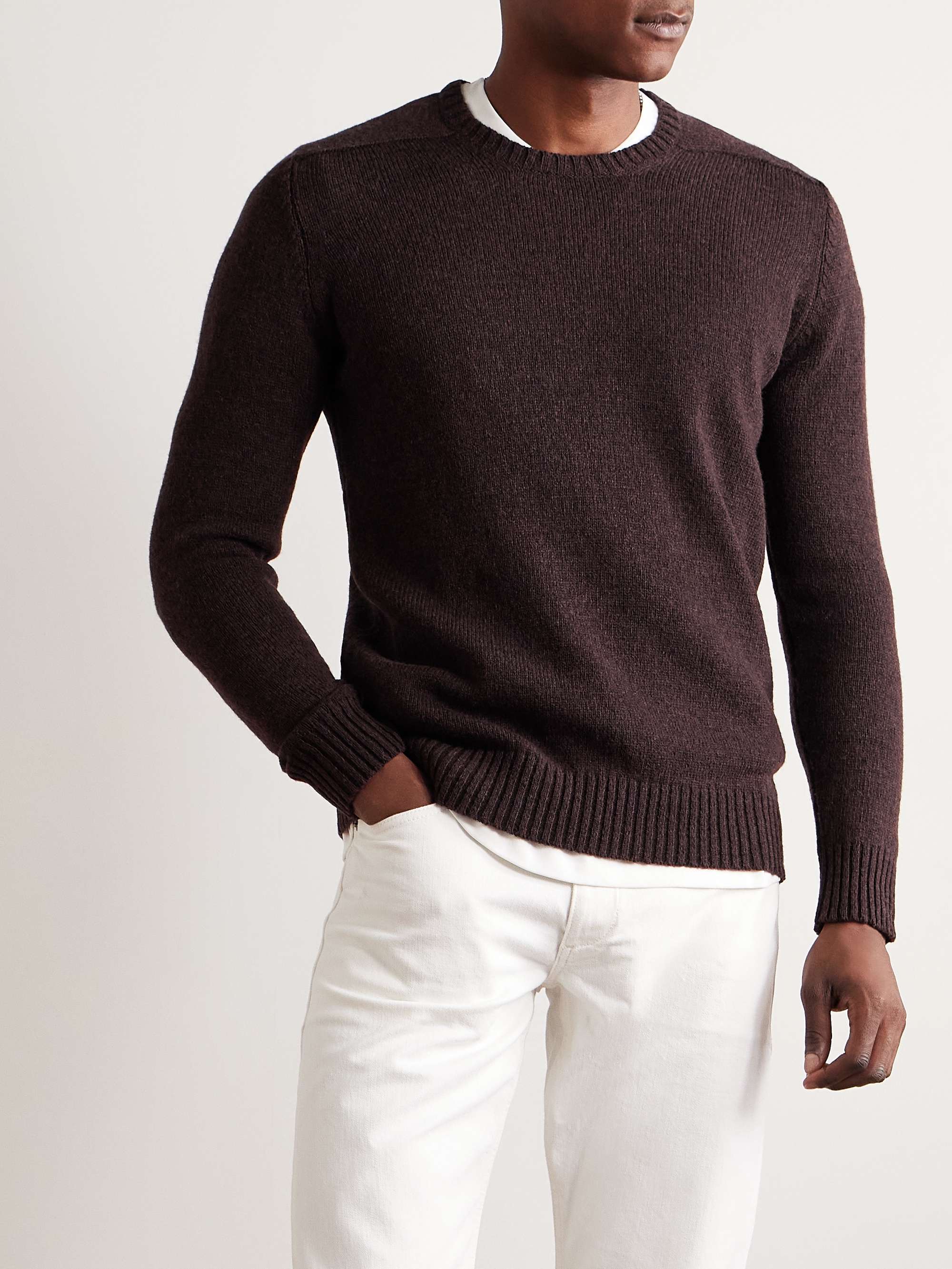 ANDERSON & SHEPPARD Shetland Wool Sweater