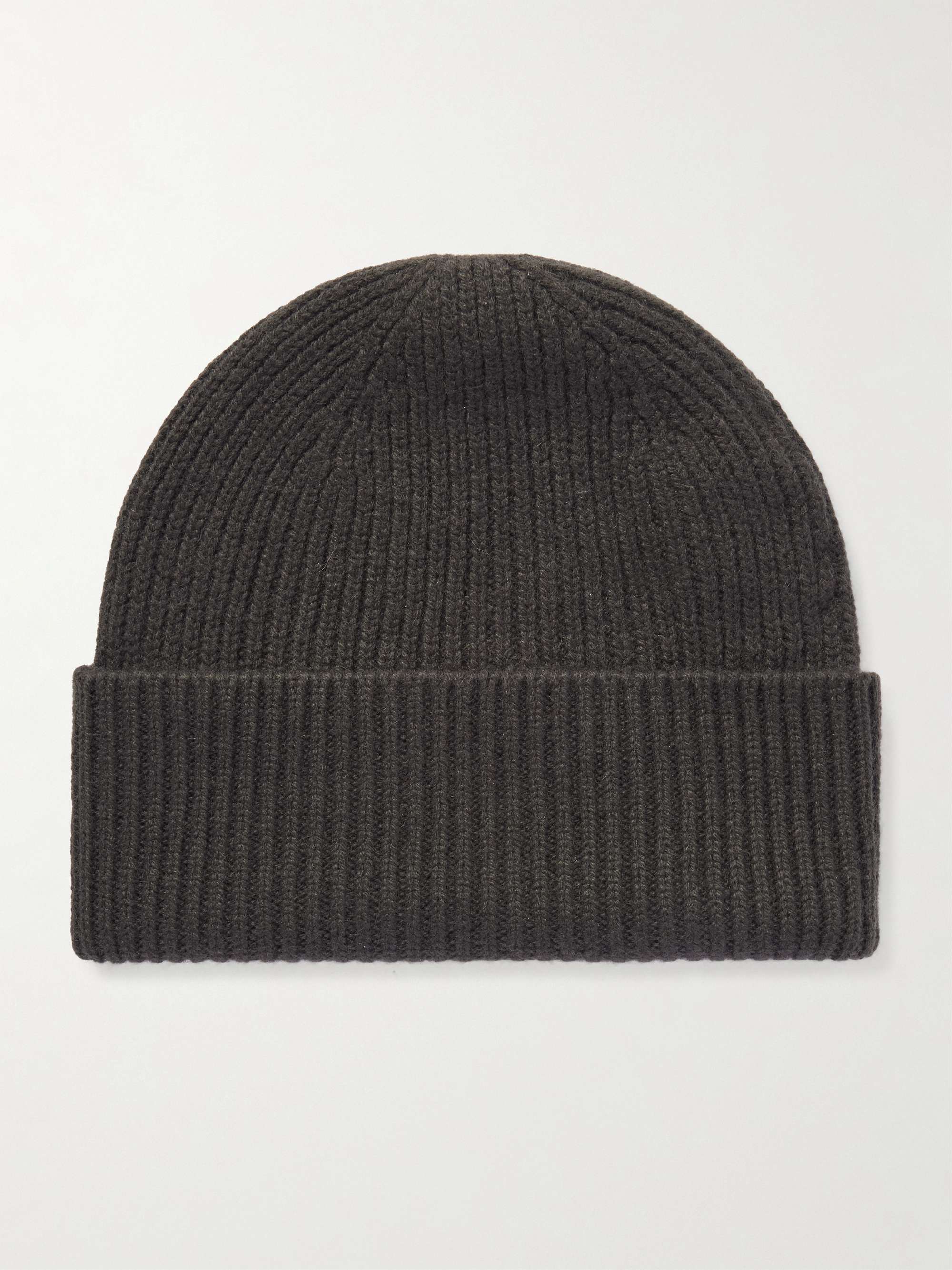 Green Ribbed Cashmere Beanie | ANDERSON & SHEPPARD | MR PORTER