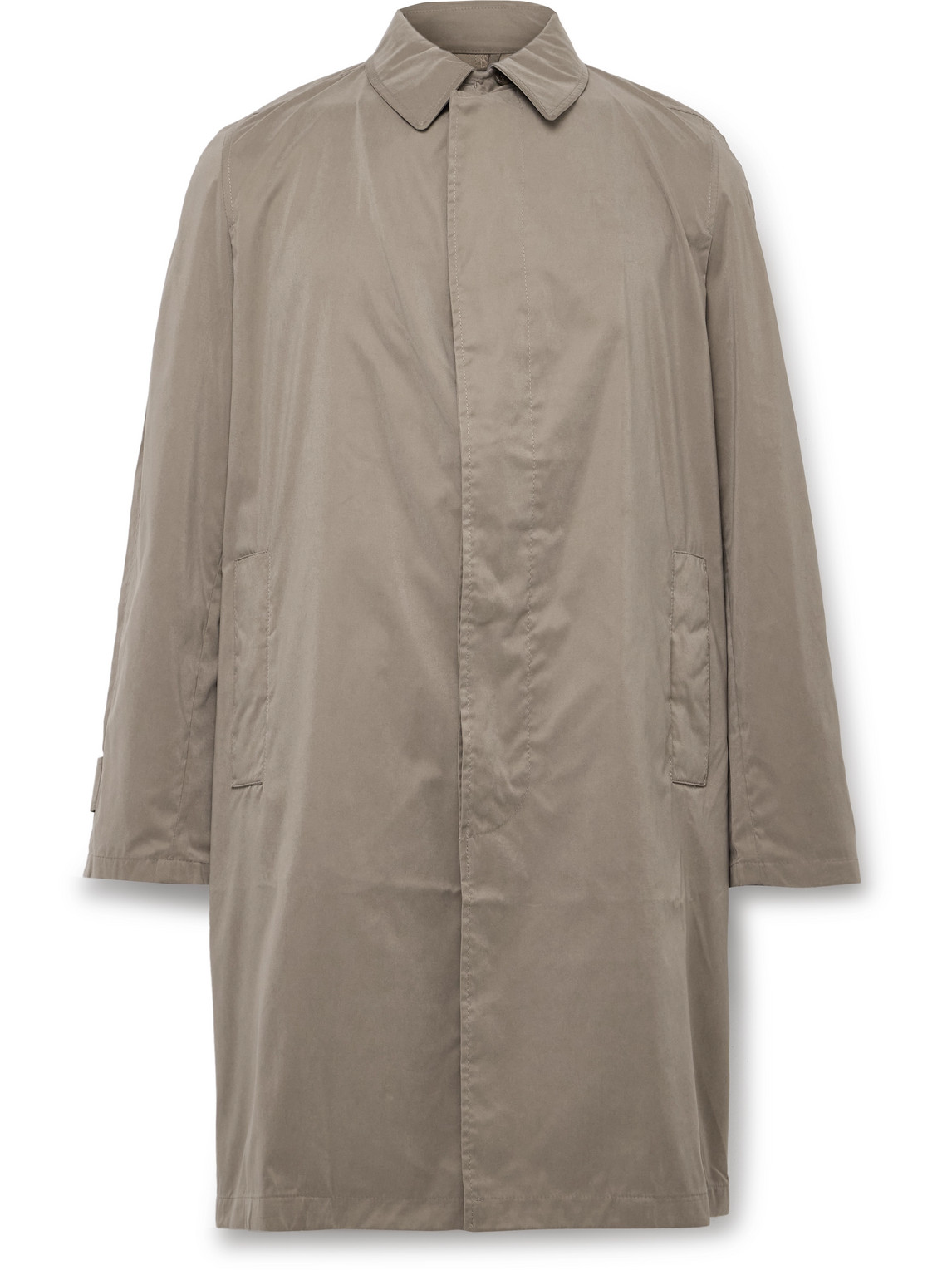 Packable Microfibre Trench Coat