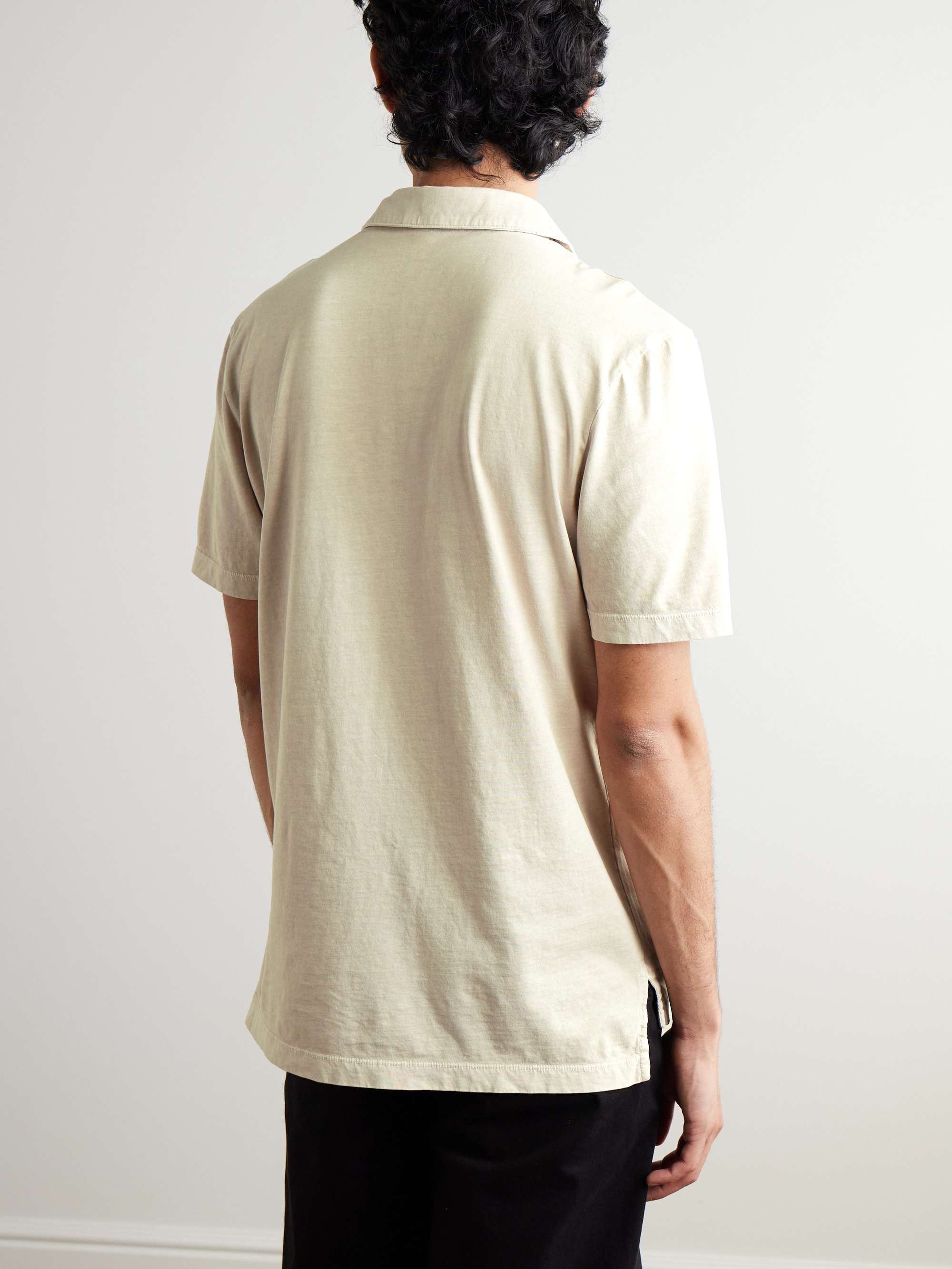 JAMES PERSE Supima Cotton-Jersey Polo Shirt