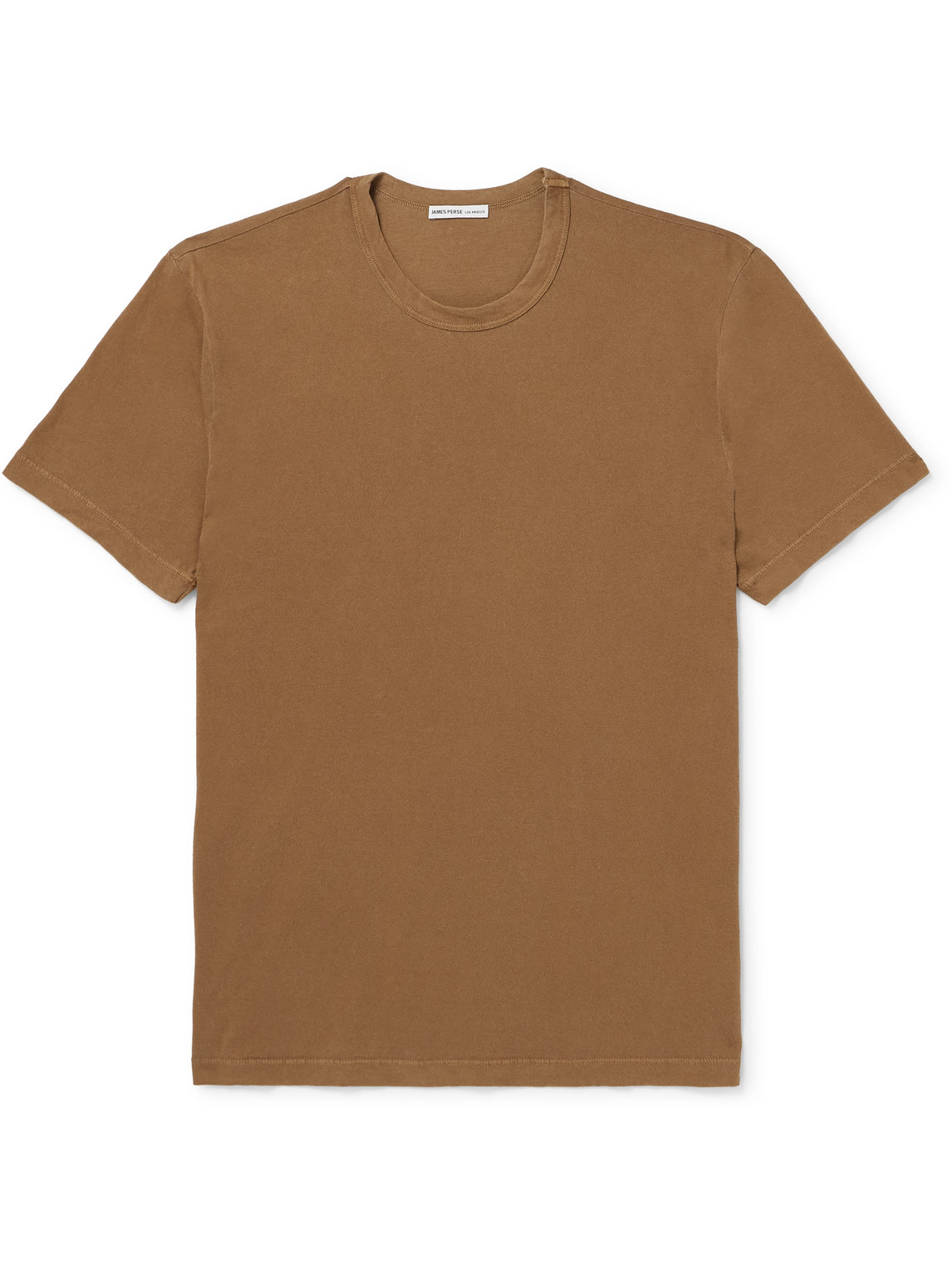 James Perse Cotton-jersey T-shirt In Brown