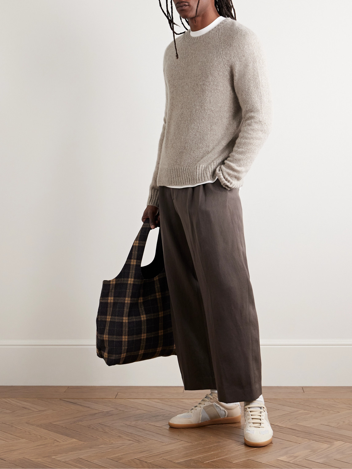 James Perse Cashmere Sweater In Neutrals