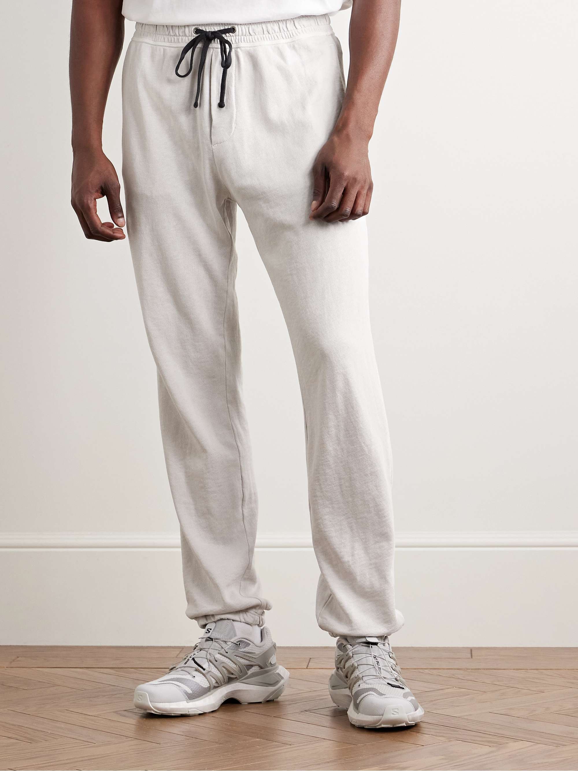 JAMES PERSE Tapered Supima Cotton-Jersey Sweatpants