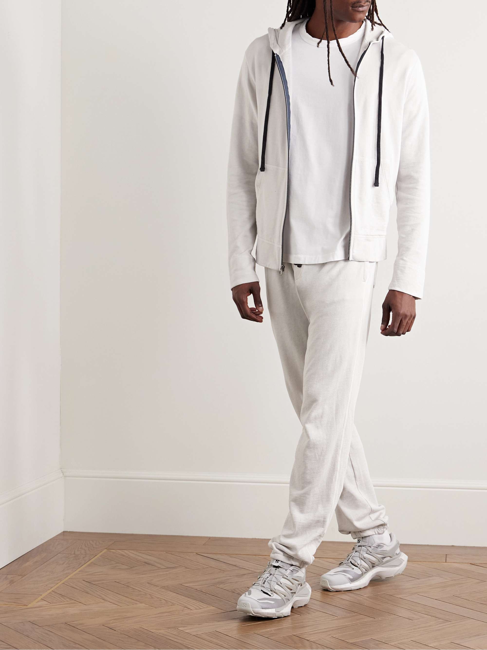 JAMES PERSE Tapered Supima Cotton-Jersey Sweatpants