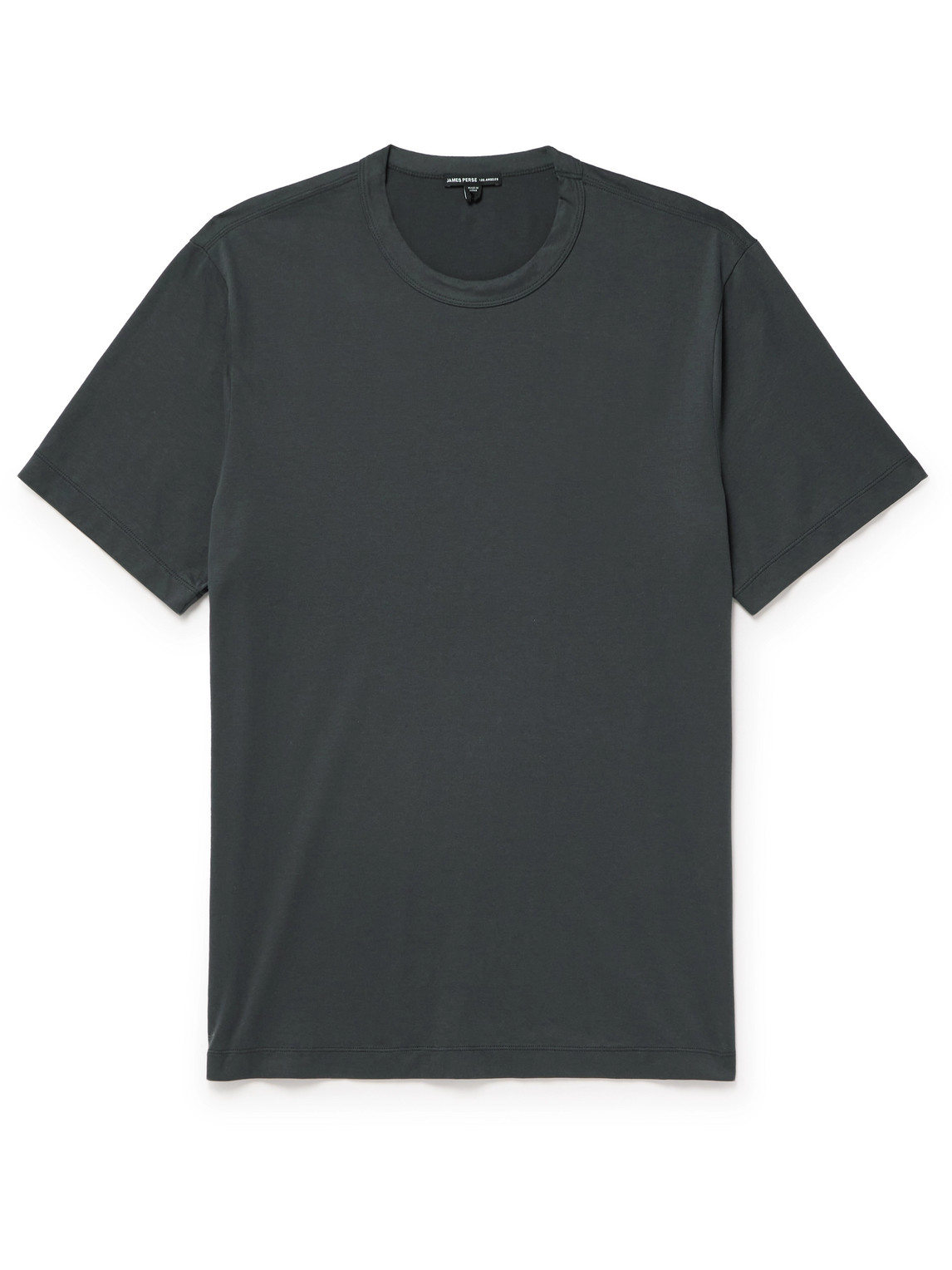 James Perse Luxe Cotton-jersey T-shirt In Gray