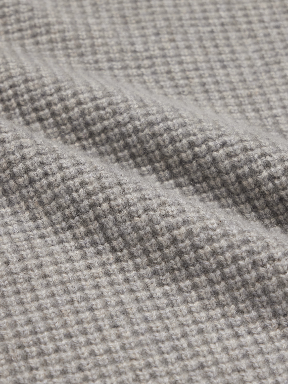 JAMES PERSE WAFFLE-KNIT RECYCLED-CASHMERE SWEATER 