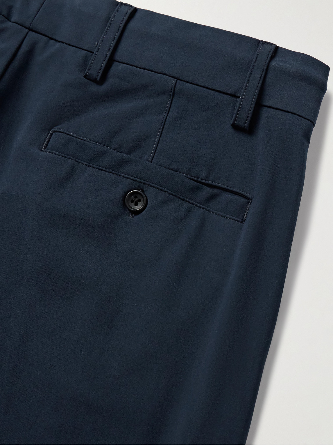 Stretch Cotton-Blend Trousers Slim-Fit