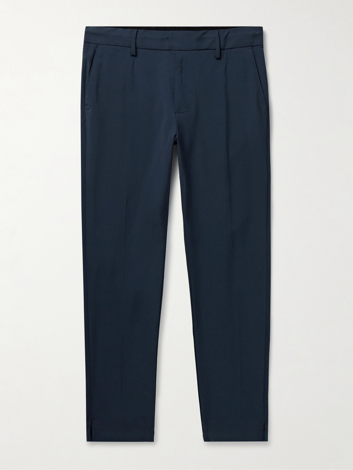 James Perse Golf Slim-fit Stretch Cotton-blend Trousers In Blue