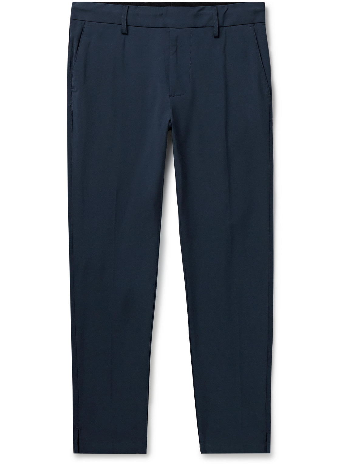 James Perse Golf Slim-fit Stretch Cotton-blend Trousers In Blue