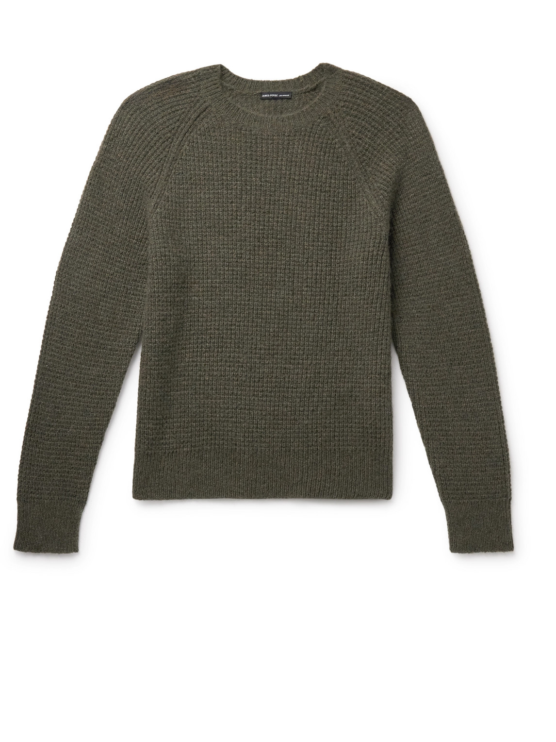 Waffle-Knit Cashmere Sweater