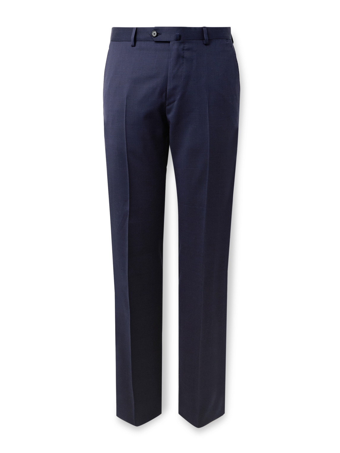 Slim-Fit Prince of Wales Checked Wool Suit Trousers