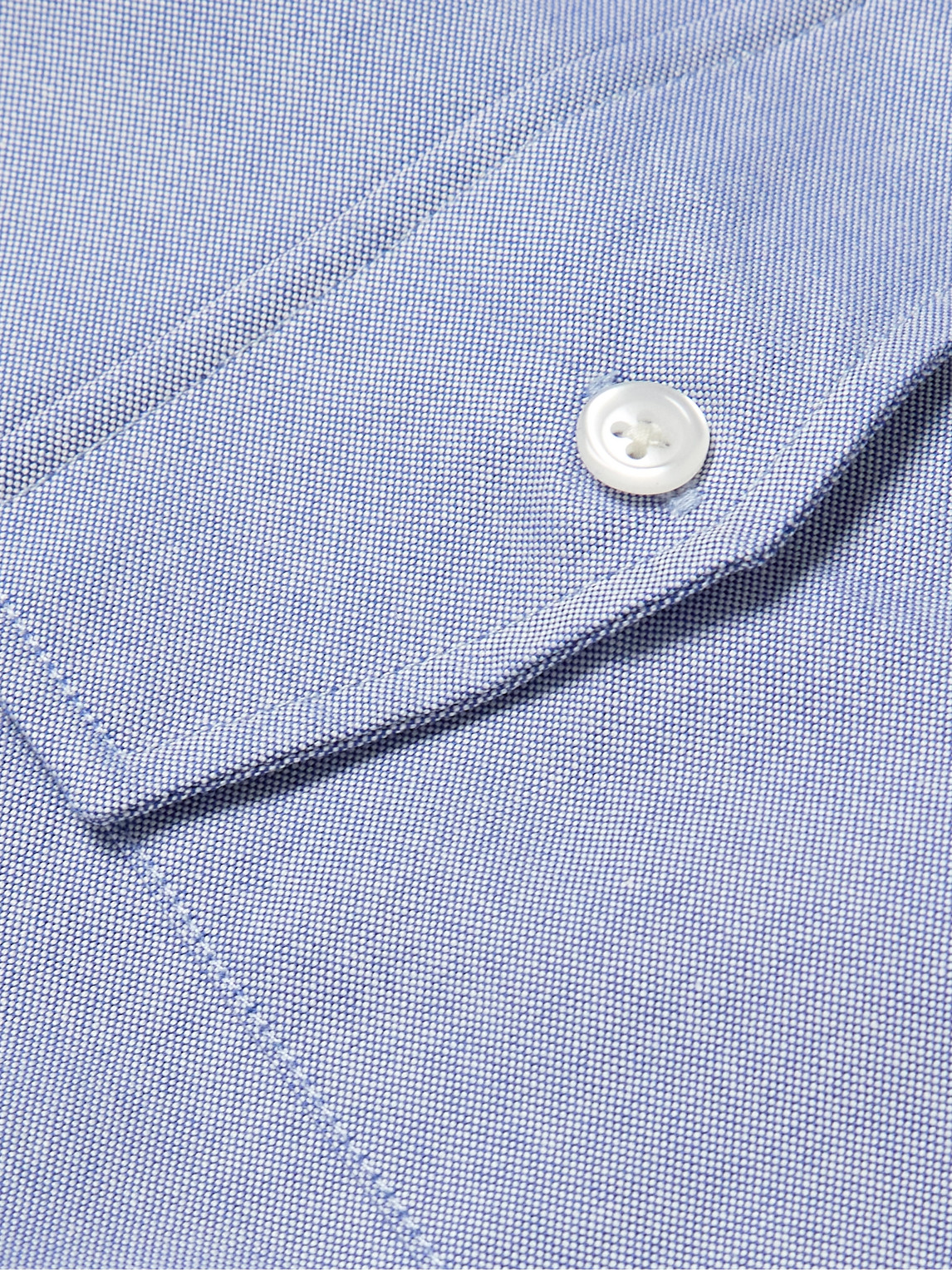 Shop Richard James Button-down Collar Cotton Oxford Shirt In Blue