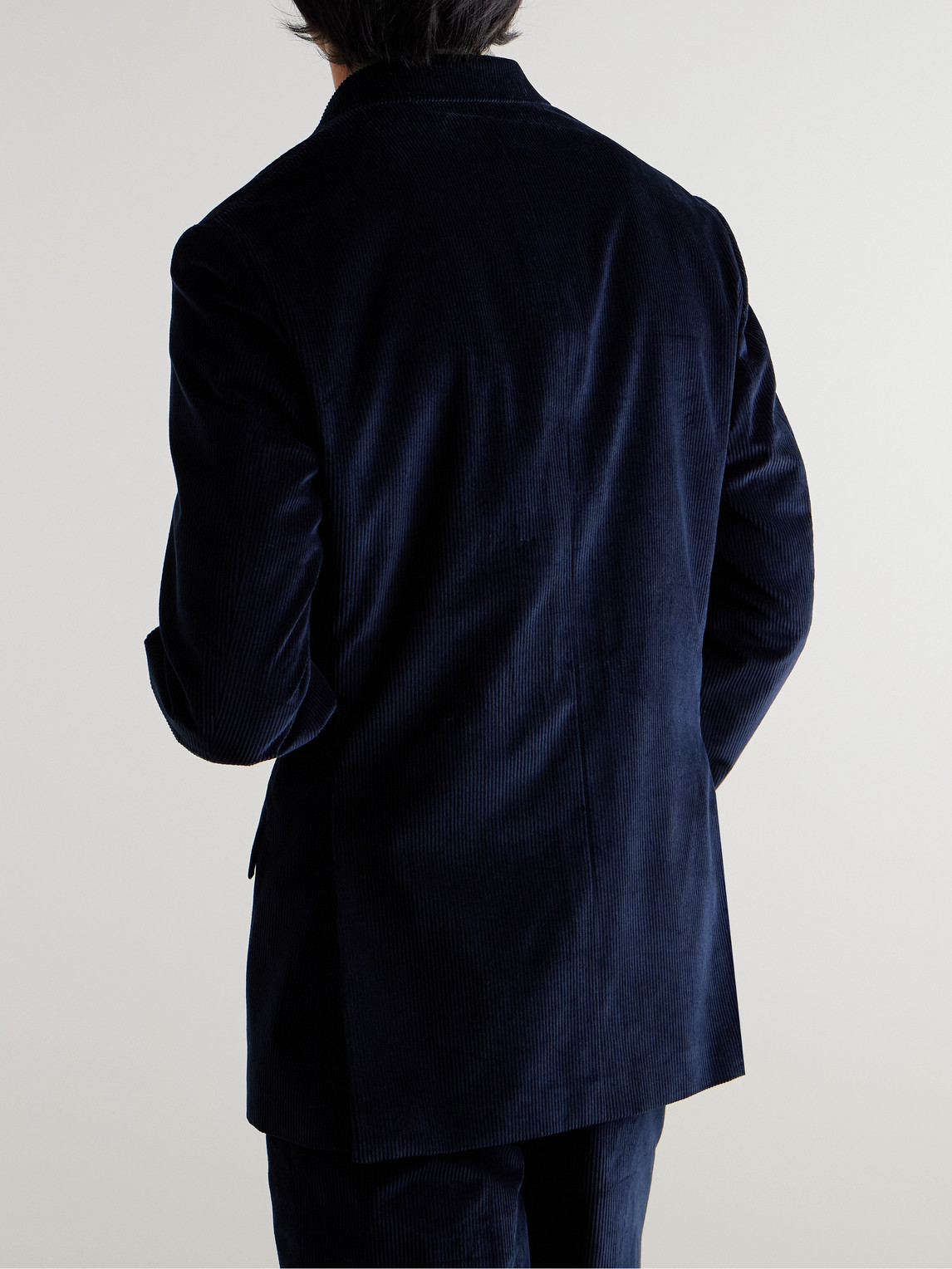 Shop Richard James Chapman Cotton-corduroy Suit Jacket In Blue