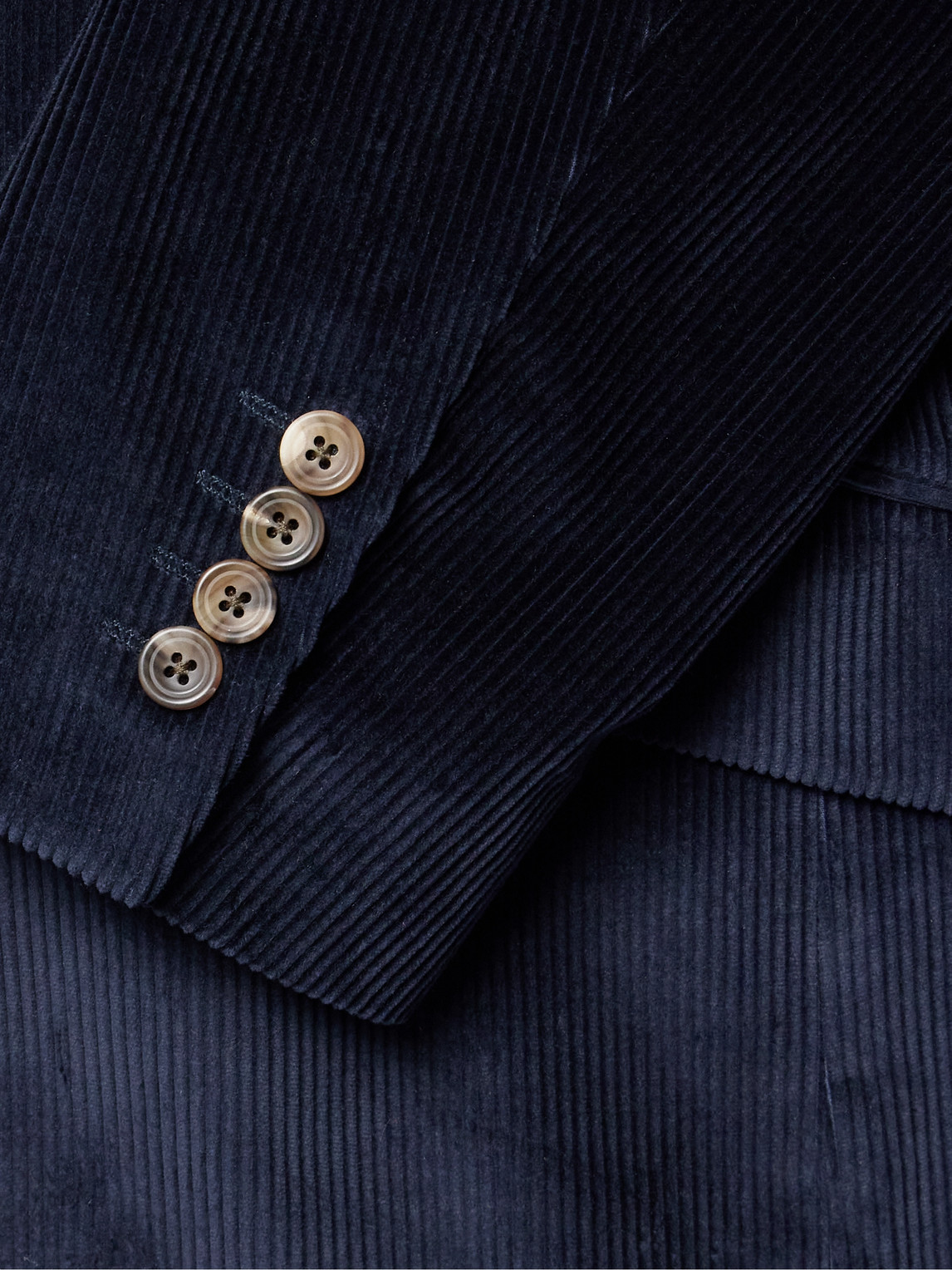 Shop Richard James Chapman Cotton-corduroy Suit Jacket In Blue