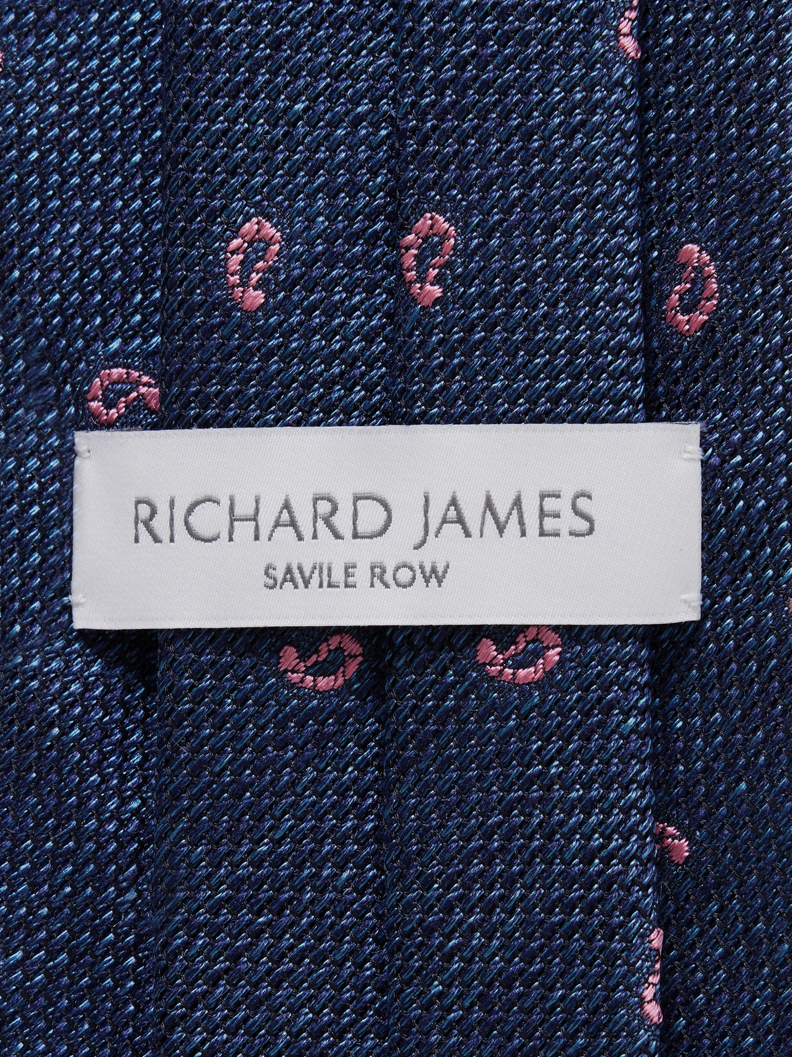 Shop Richard James 8cm Paisley-jacquard Silk Tie In Blue