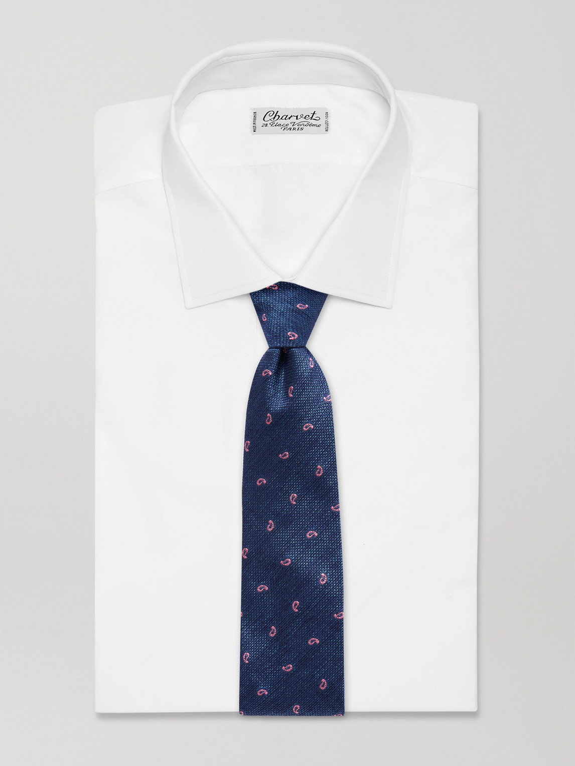 Shop Richard James 8cm Paisley-jacquard Silk Tie In Blue