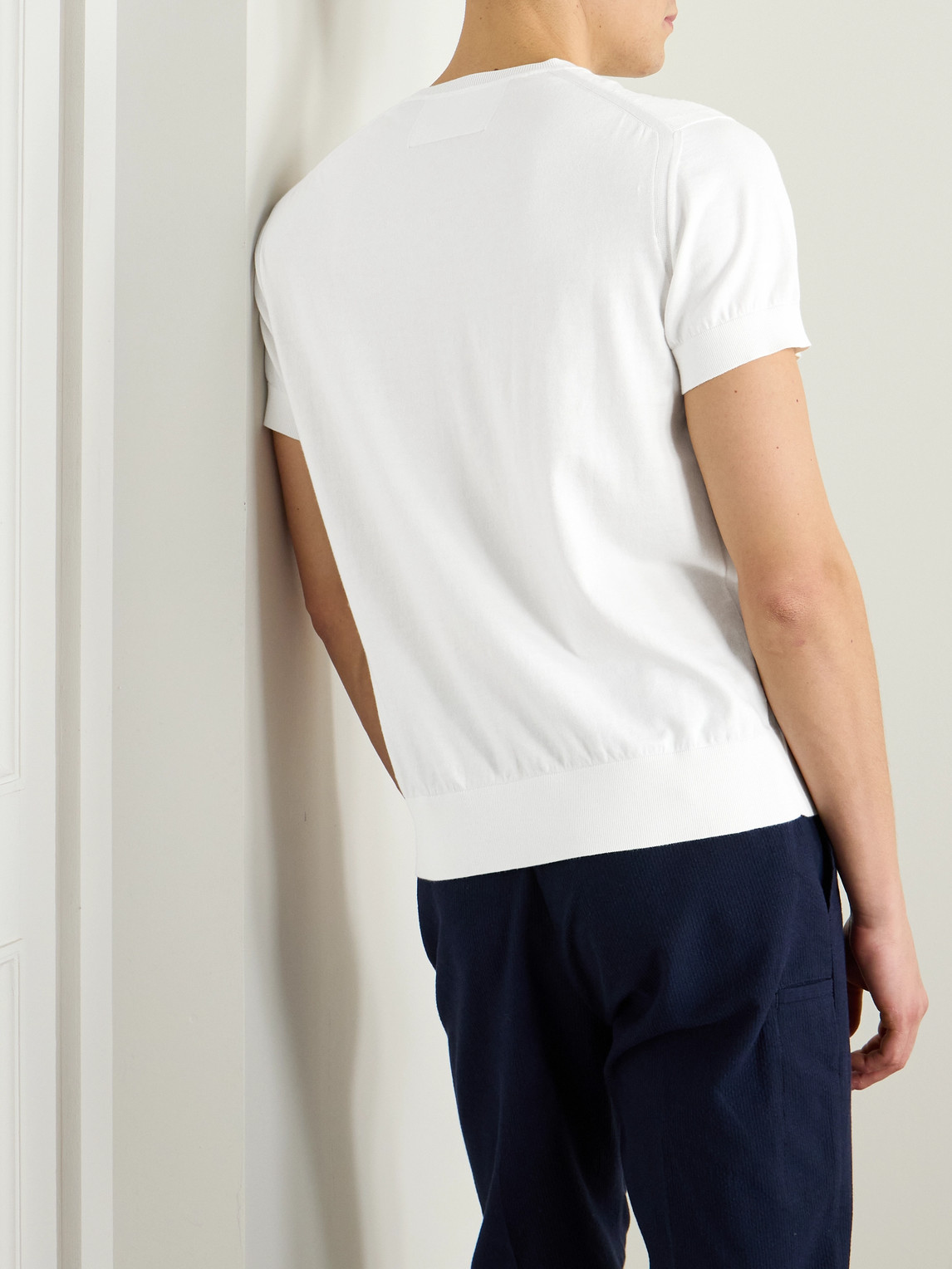 DUNHILL SLIM-FIT SEA ISLAND COTTON T-SHIRT