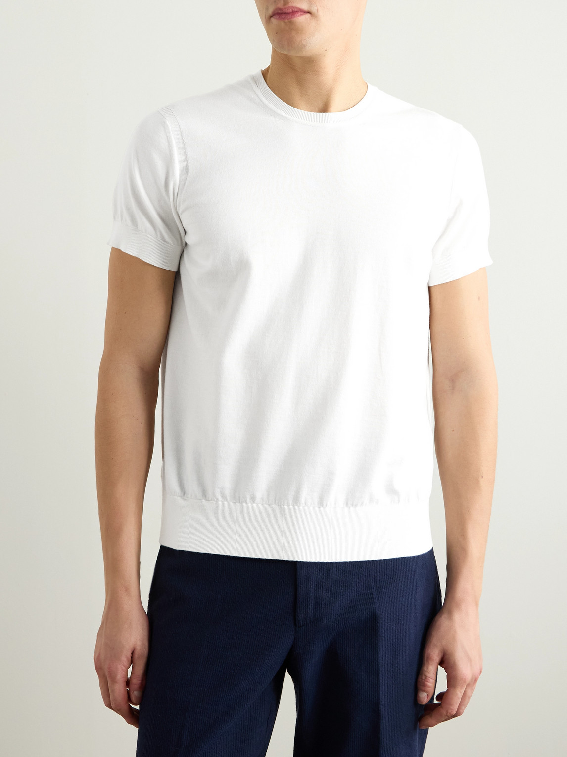 DUNHILL SLIM-FIT SEA ISLAND COTTON T-SHIRT