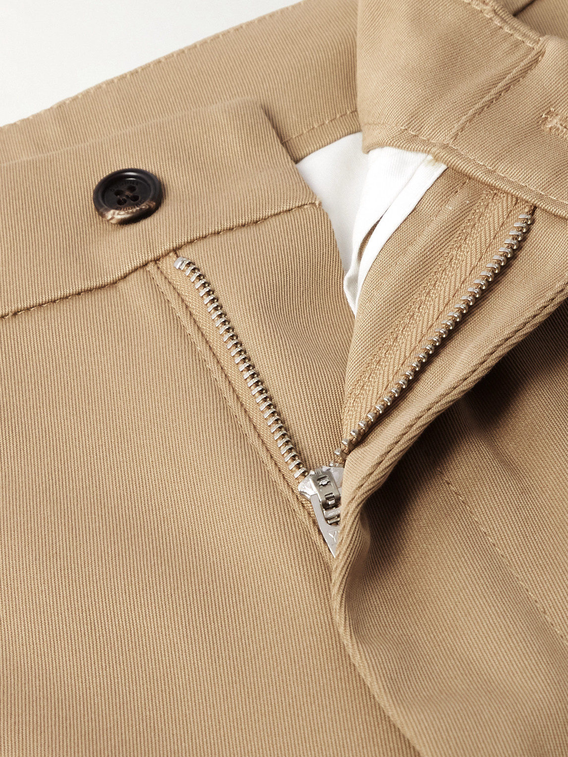 DUNHILL STRAIGHT-LEG COTTON-BLEND TWILL CHINOS