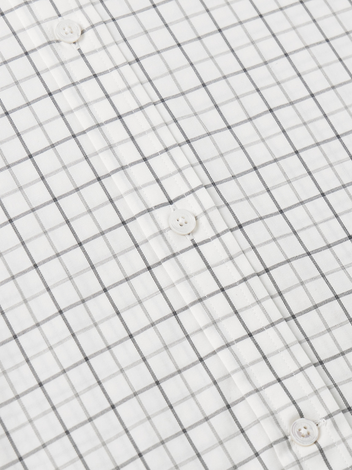 DUNHILL CHECKED COTTON-TWILL SHIRT 