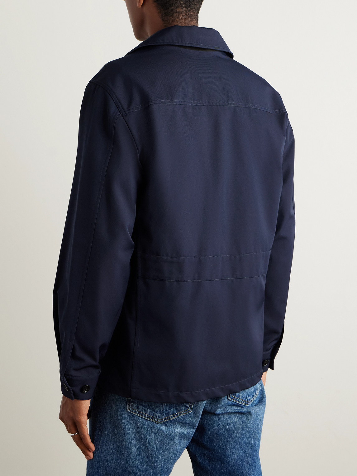 DUNHILL TWILL SHIRT JACKET