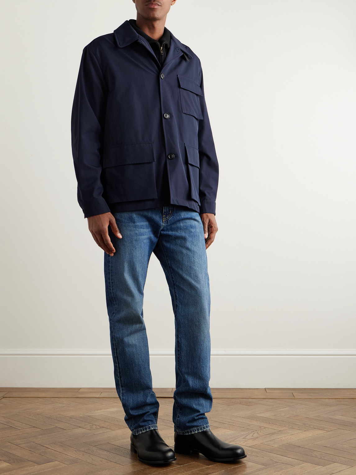DUNHILL TWILL SHIRT JACKET